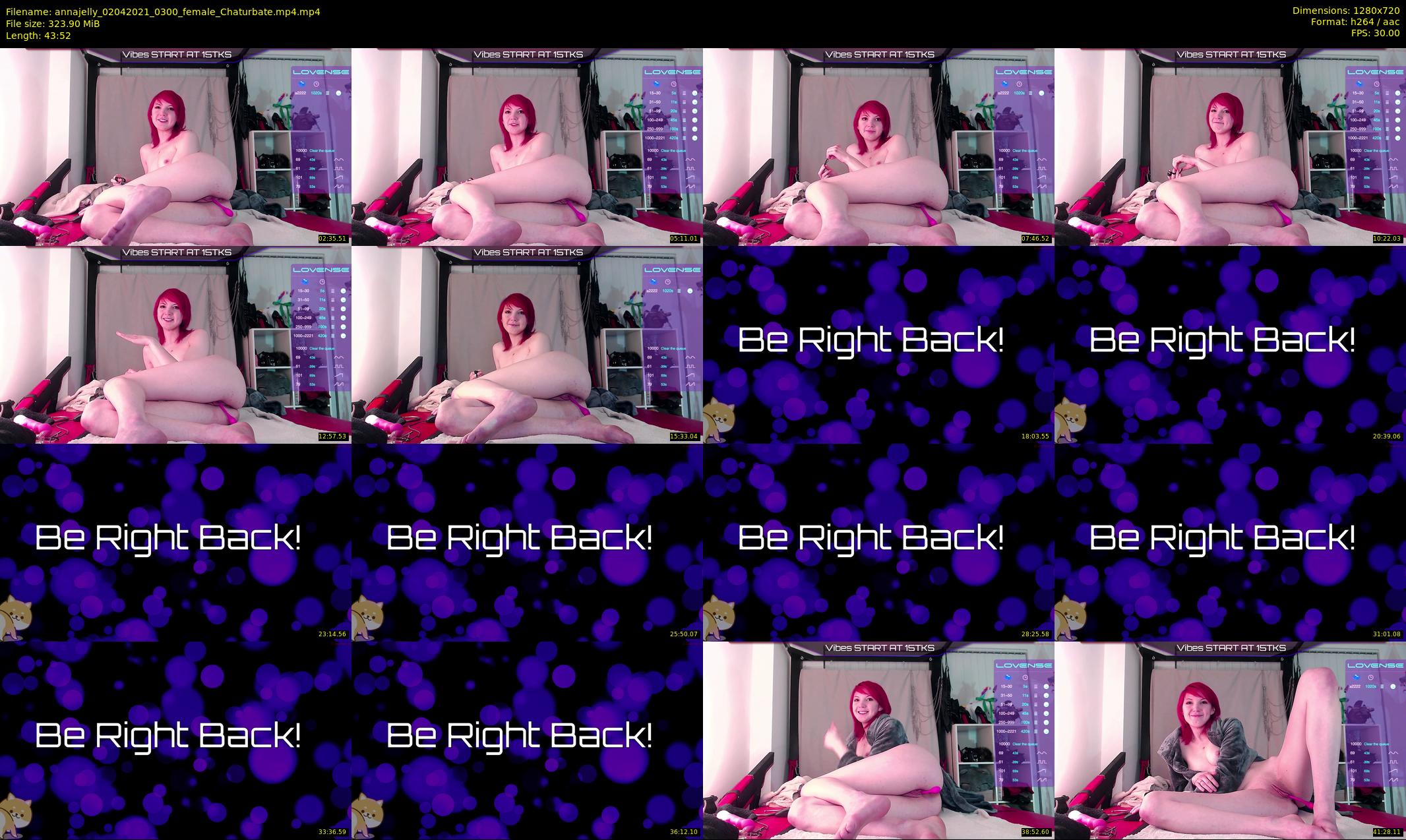 annajelly — 44 minute Chaturbate couple cam show recording, 720p, Apr 2, 2021