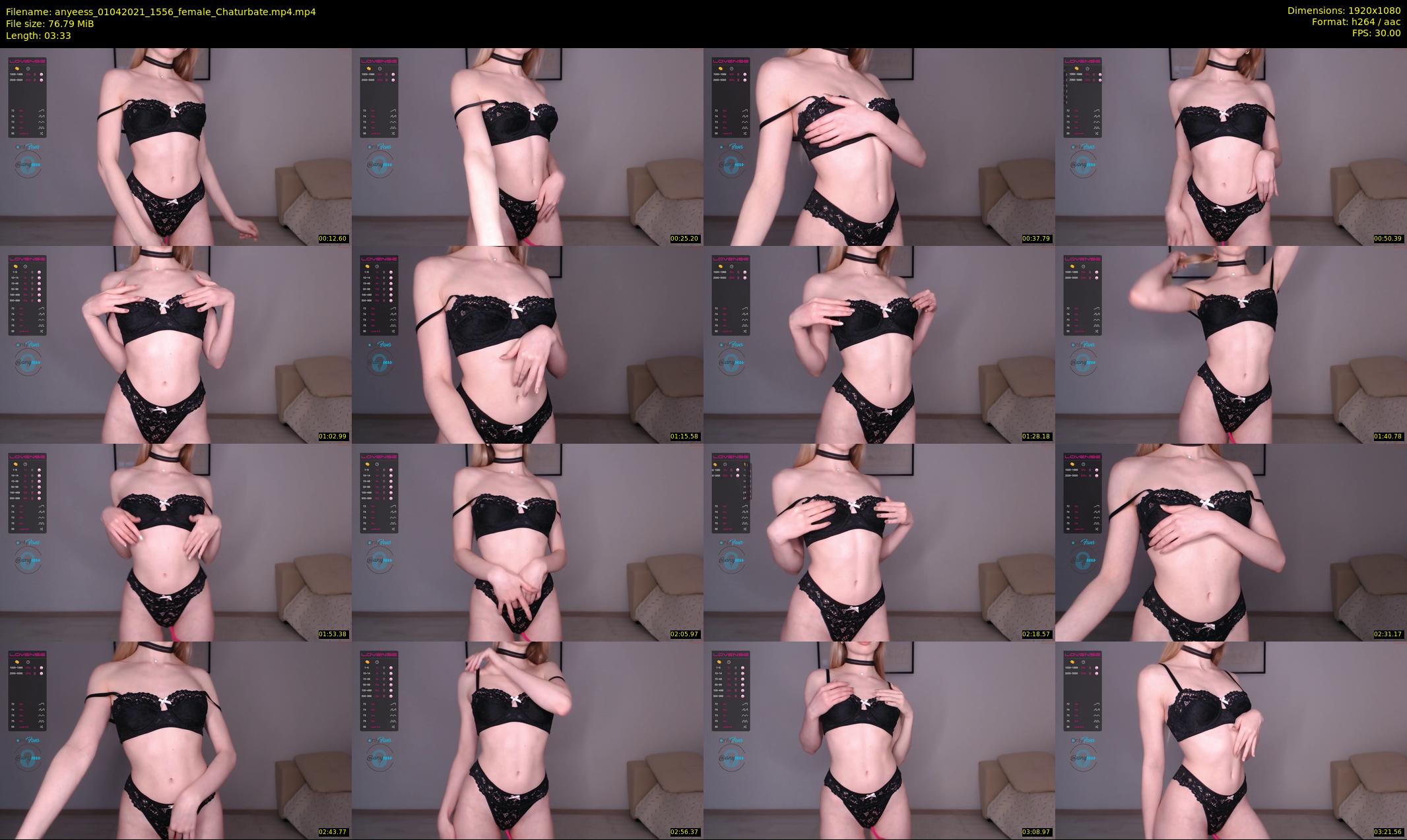 anyeess — 4 minute Chaturbate female cam show recording, 1080p, Apr 1, 2021