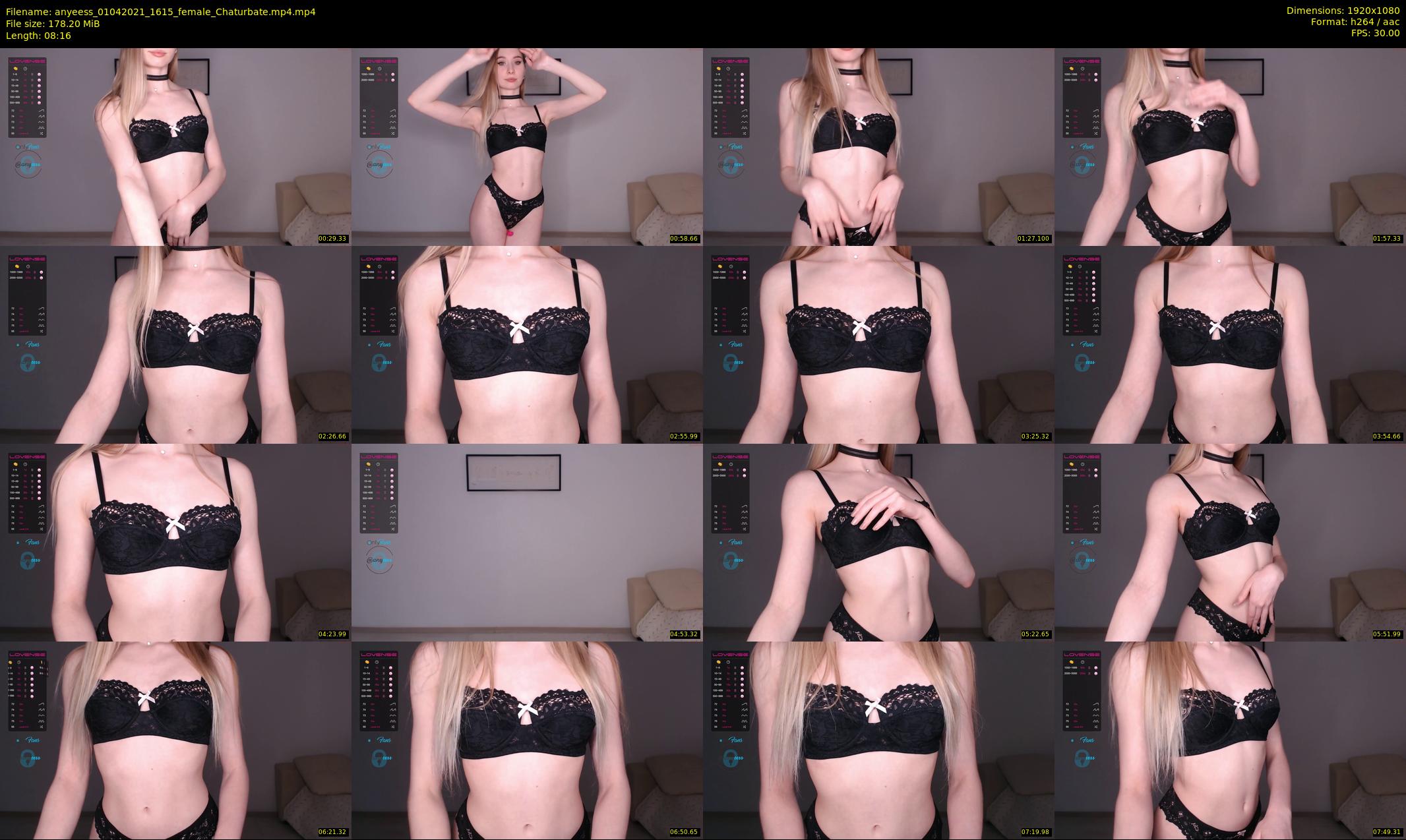 anyeess — 9 minute Chaturbate female cam show recording, 1080p, Apr 1, 2021