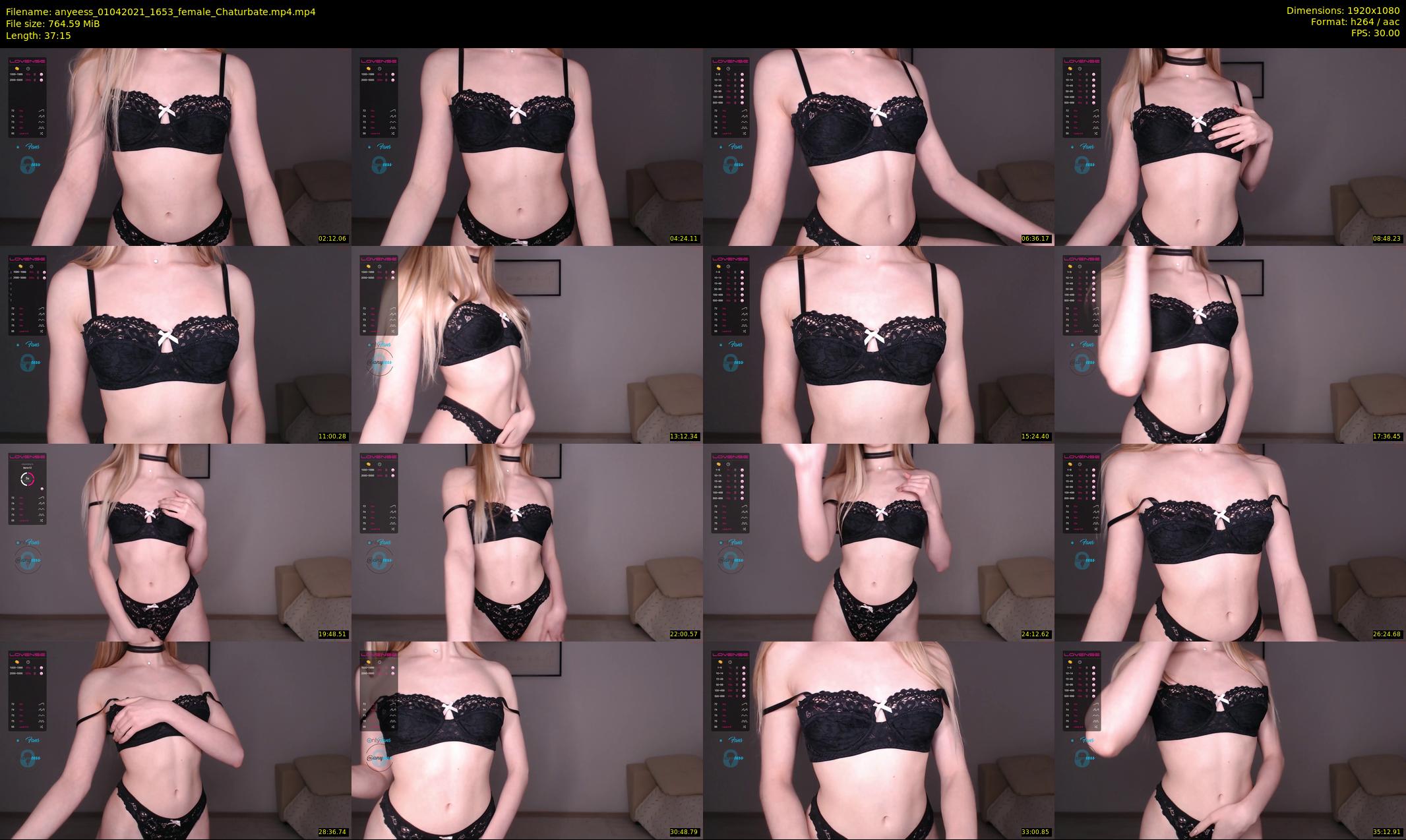 anyeess — 38 minute Chaturbate female cam show recording, 1080p, Apr 1, 2021