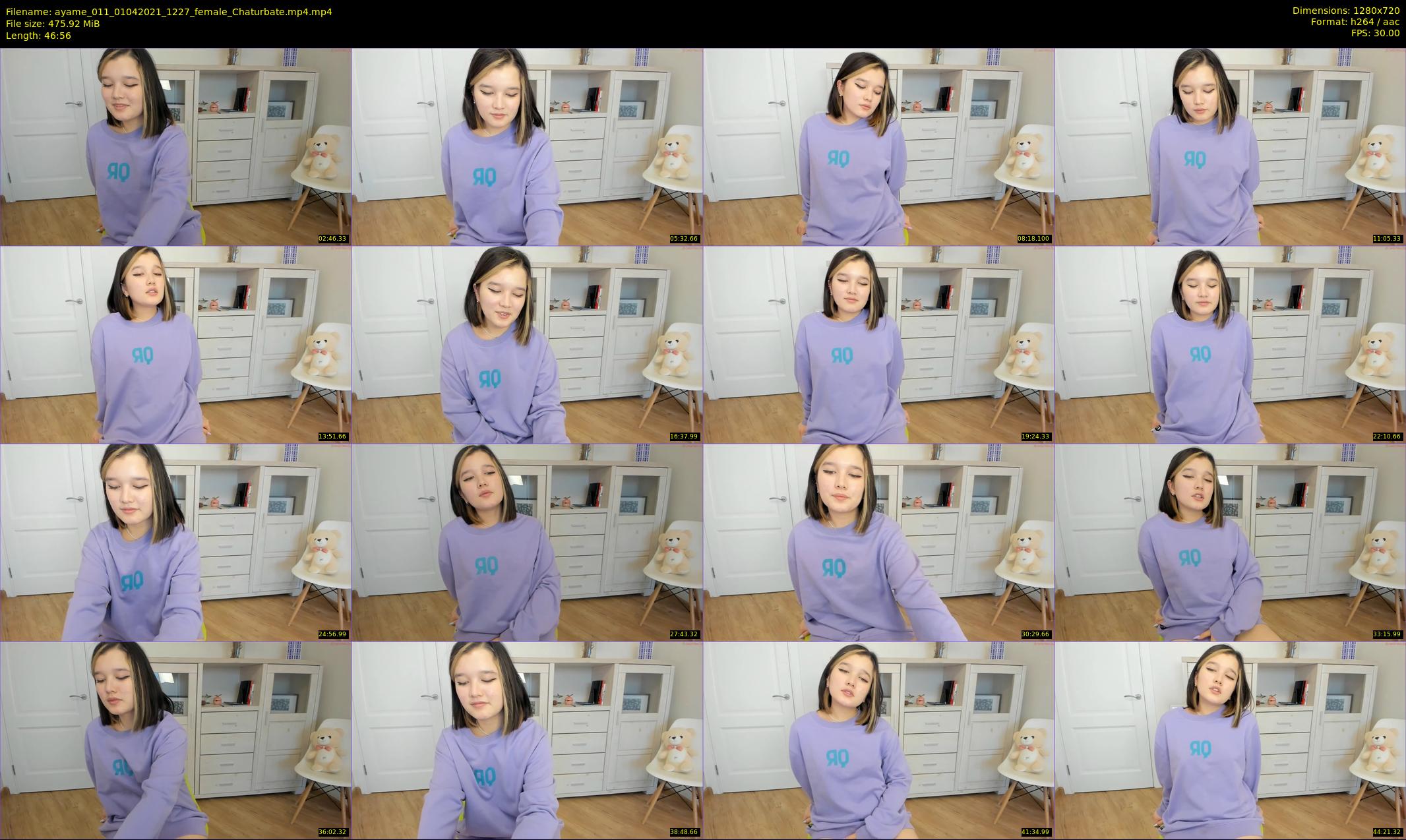 ayame_011 — 47 minute Chaturbate female cam show recording, 720p, Apr 1, 2021