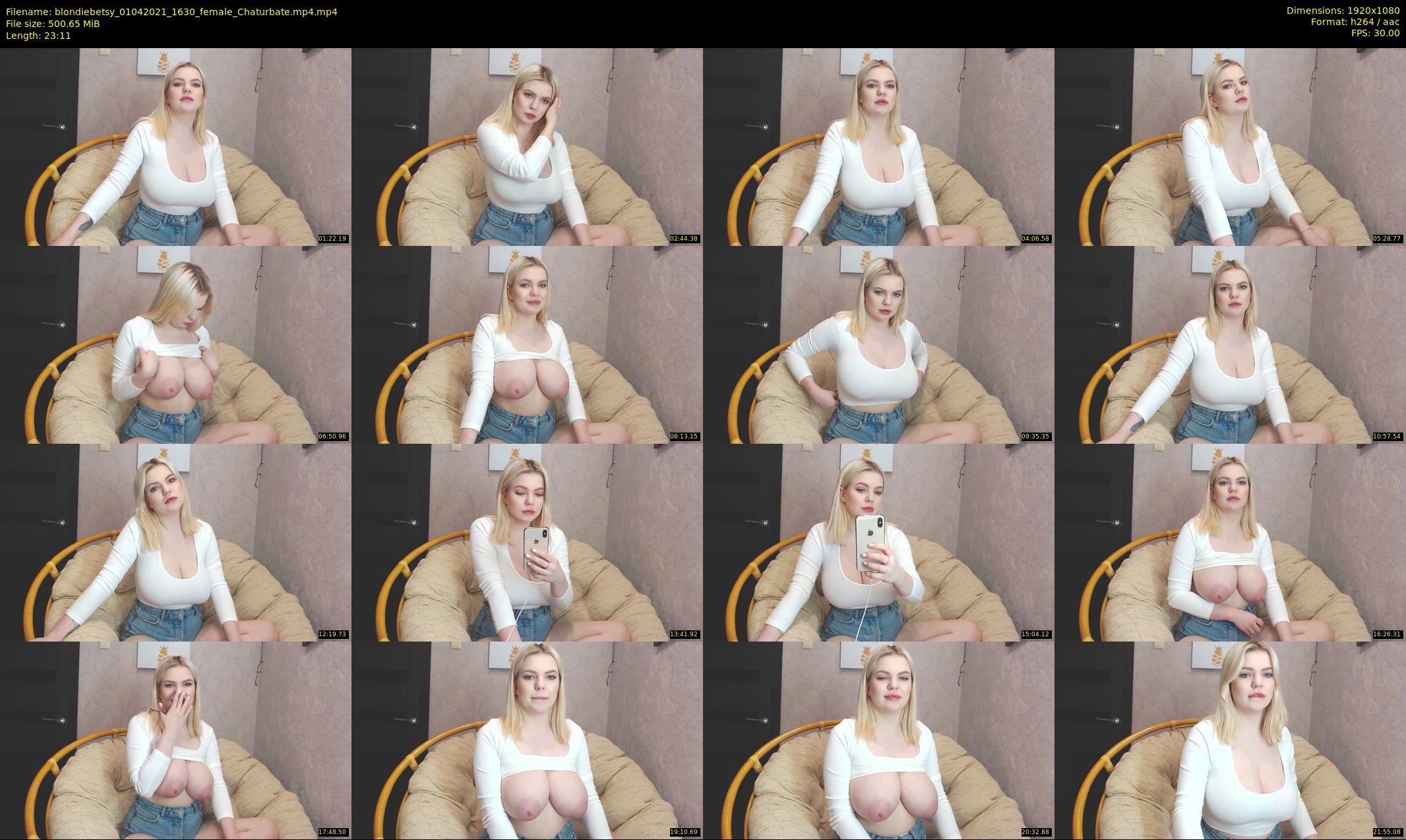 blondiebetsy — 24 minute Chaturbate female cam show recording, 1080p, Apr 1, 2021