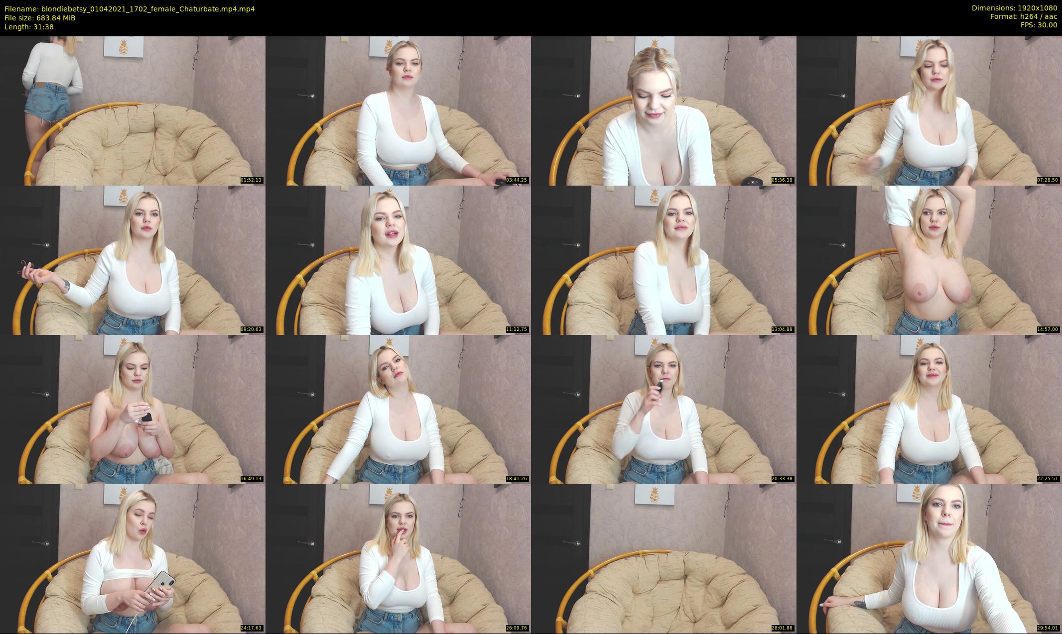 blondiebetsy — 32 minute Chaturbate female cam show recording, 1080p, Apr 1, 2021