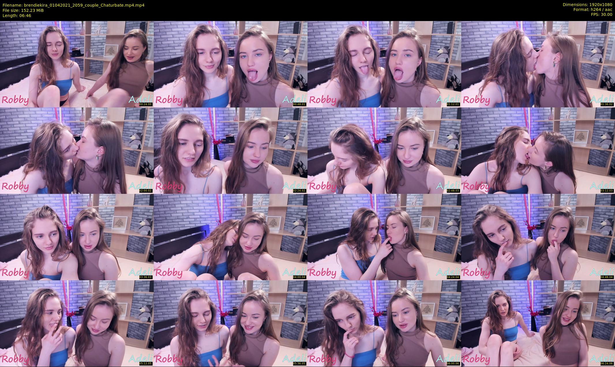brendiekira — 7 minute Chaturbate couple cam show recording, 1080p, Apr 1, 2021