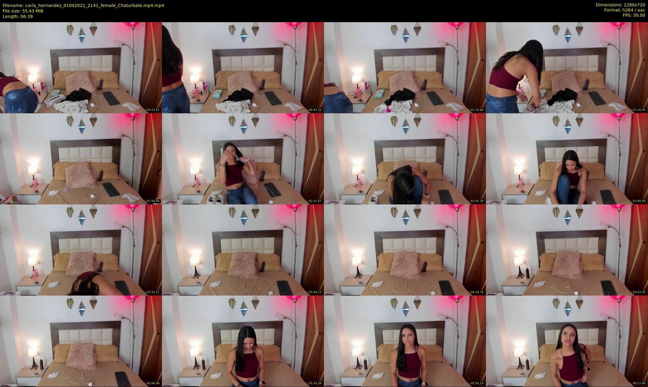 carla_hernandez — 7 minute Chaturbate female cam show recording, 720p, Apr 1, 2021