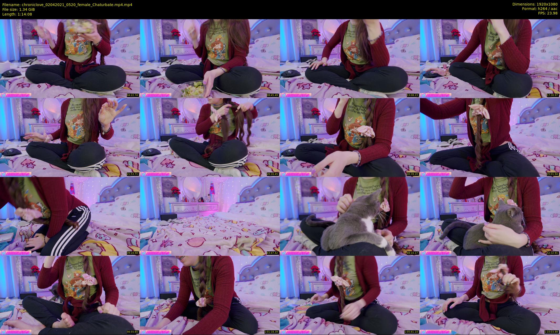 chroniclove — 75 minute Chaturbate female cam show recording, 1080p, Apr 2, 2021