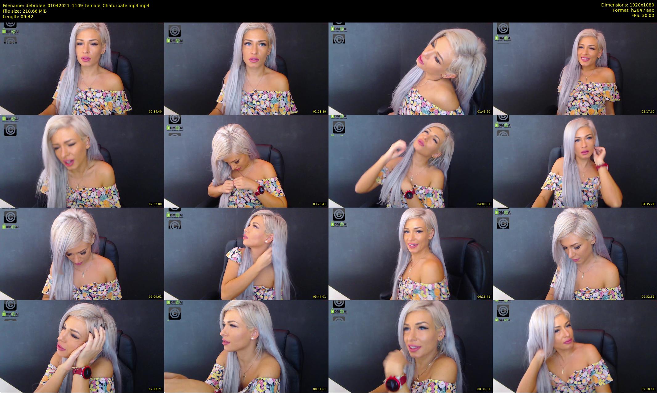 debralee — 10 minute Chaturbate female cam show recording, 1080p, Apr 1, 2021