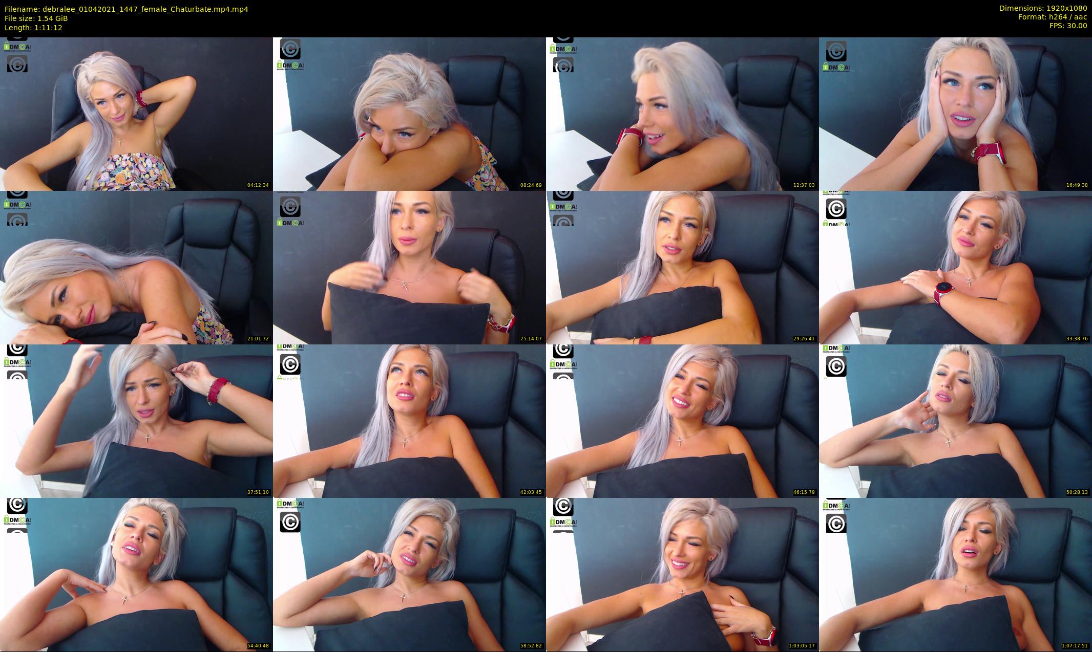 debralee — 72 minute Chaturbate female cam show recording, 1080p, Apr 1, 2021