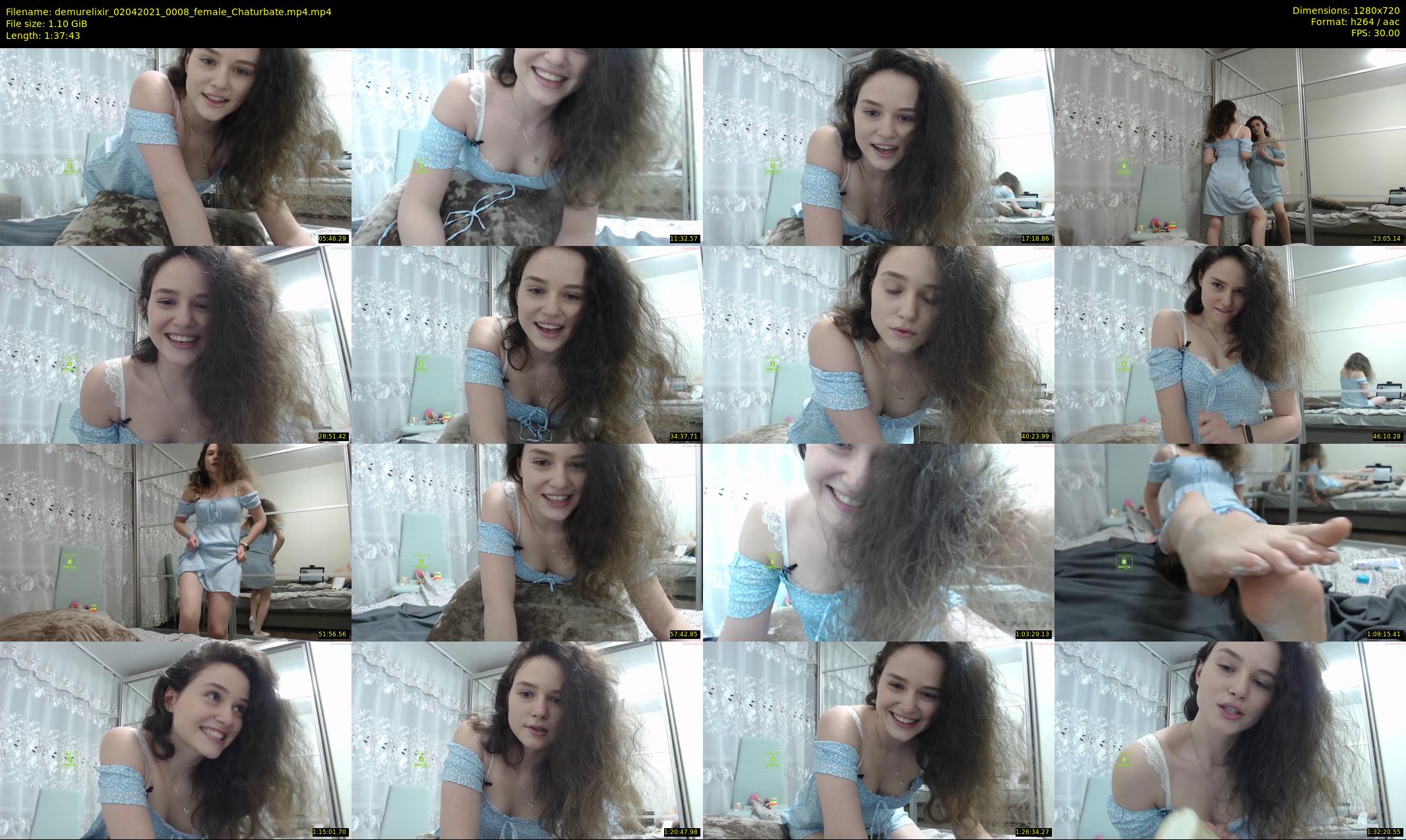 demurelixir — 98 minute Chaturbate female cam show recording, 720p, Apr 2, 2021