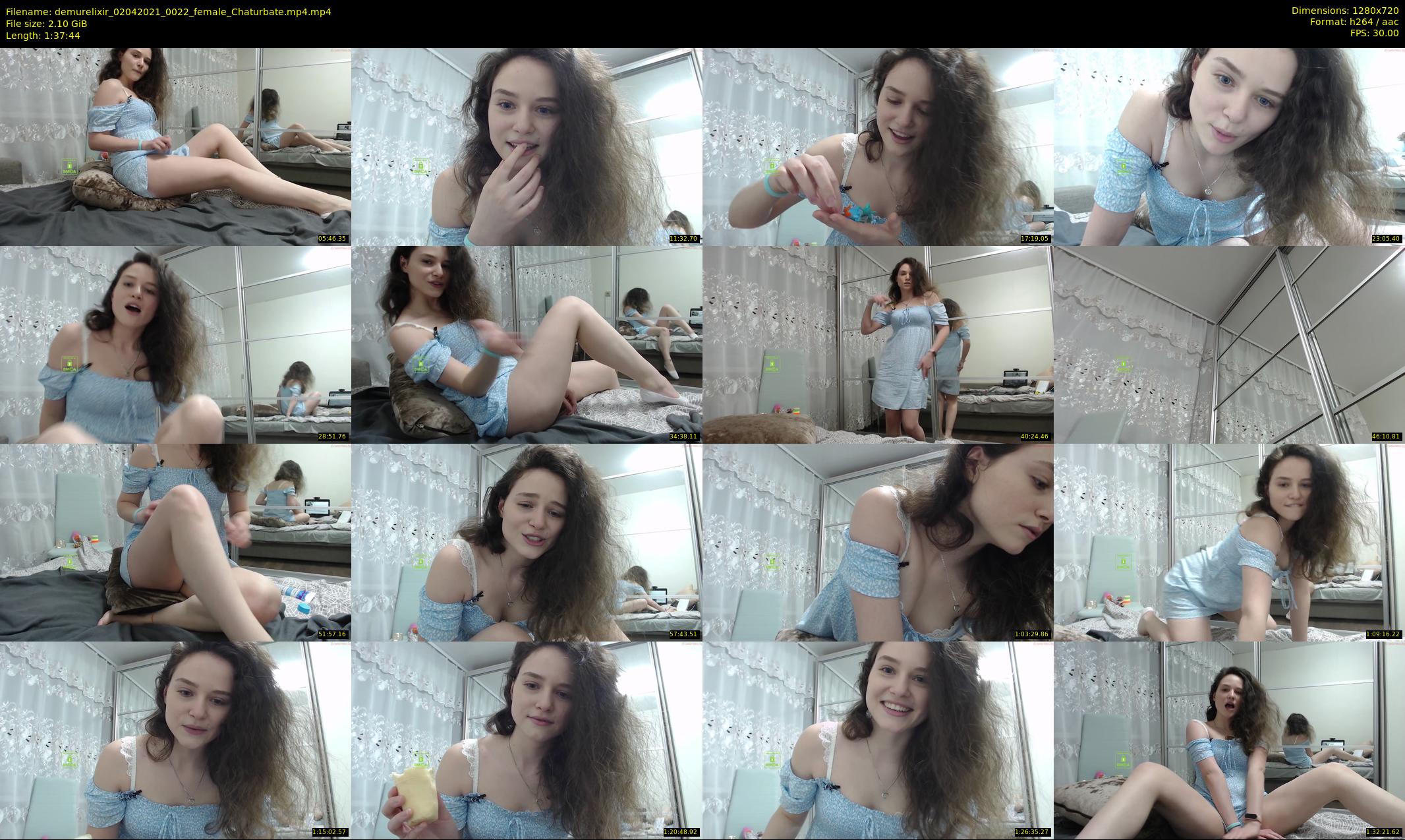 demurelixir — 98 minute Chaturbate female cam show recording, 720p, Apr 2, 2021
