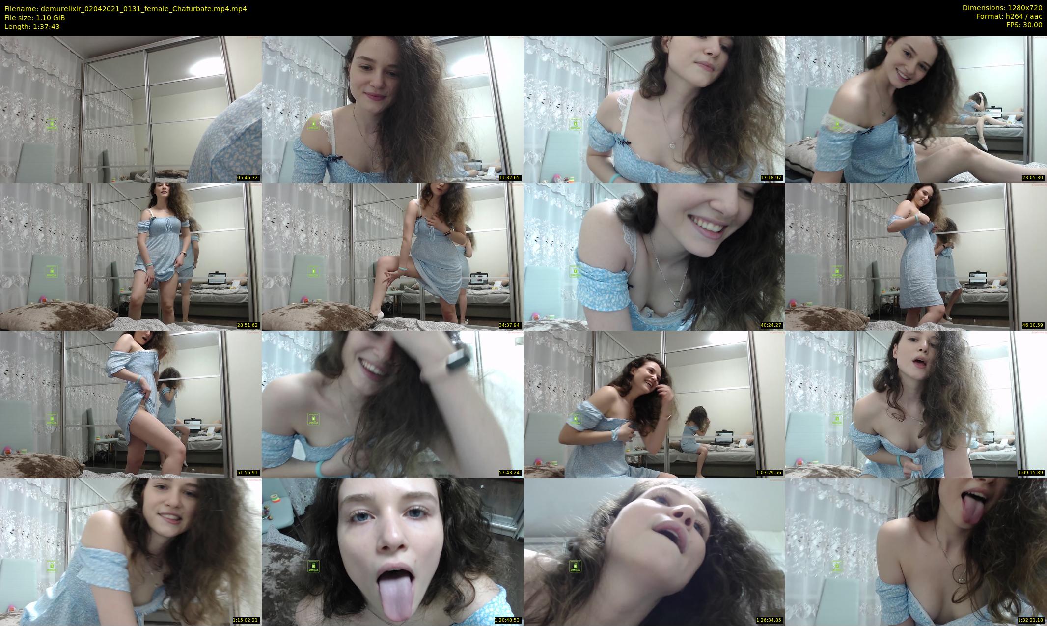 demurelixir — 98 minute Chaturbate female cam show recording, 720p, Apr 2, 2021