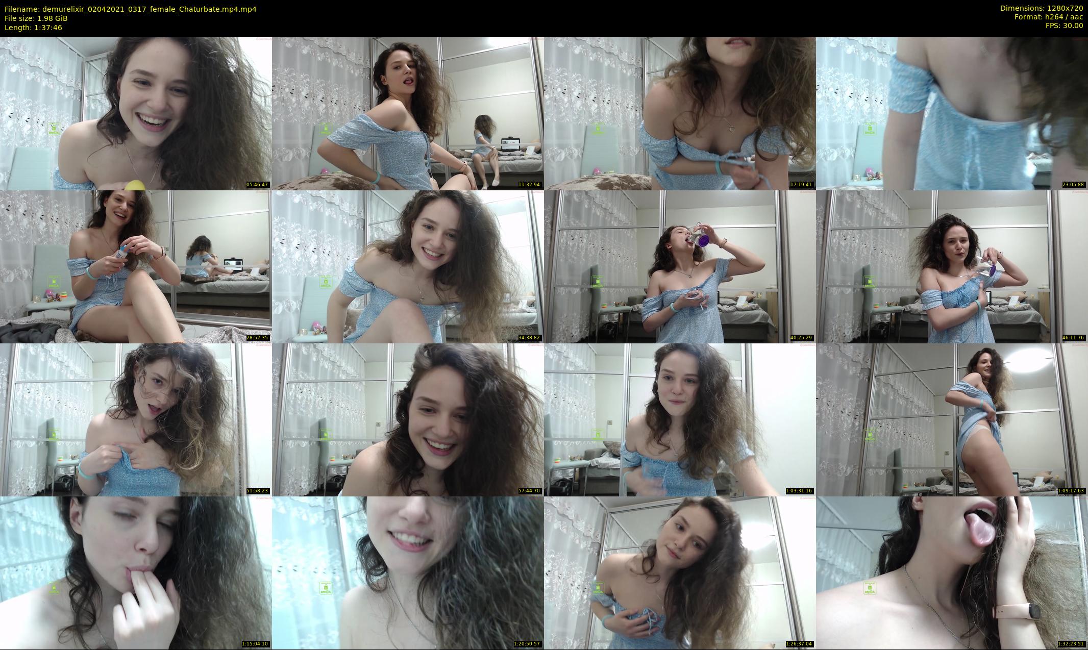 demurelixir — 98 minute Chaturbate female cam show recording, 720p, Apr 2, 2021