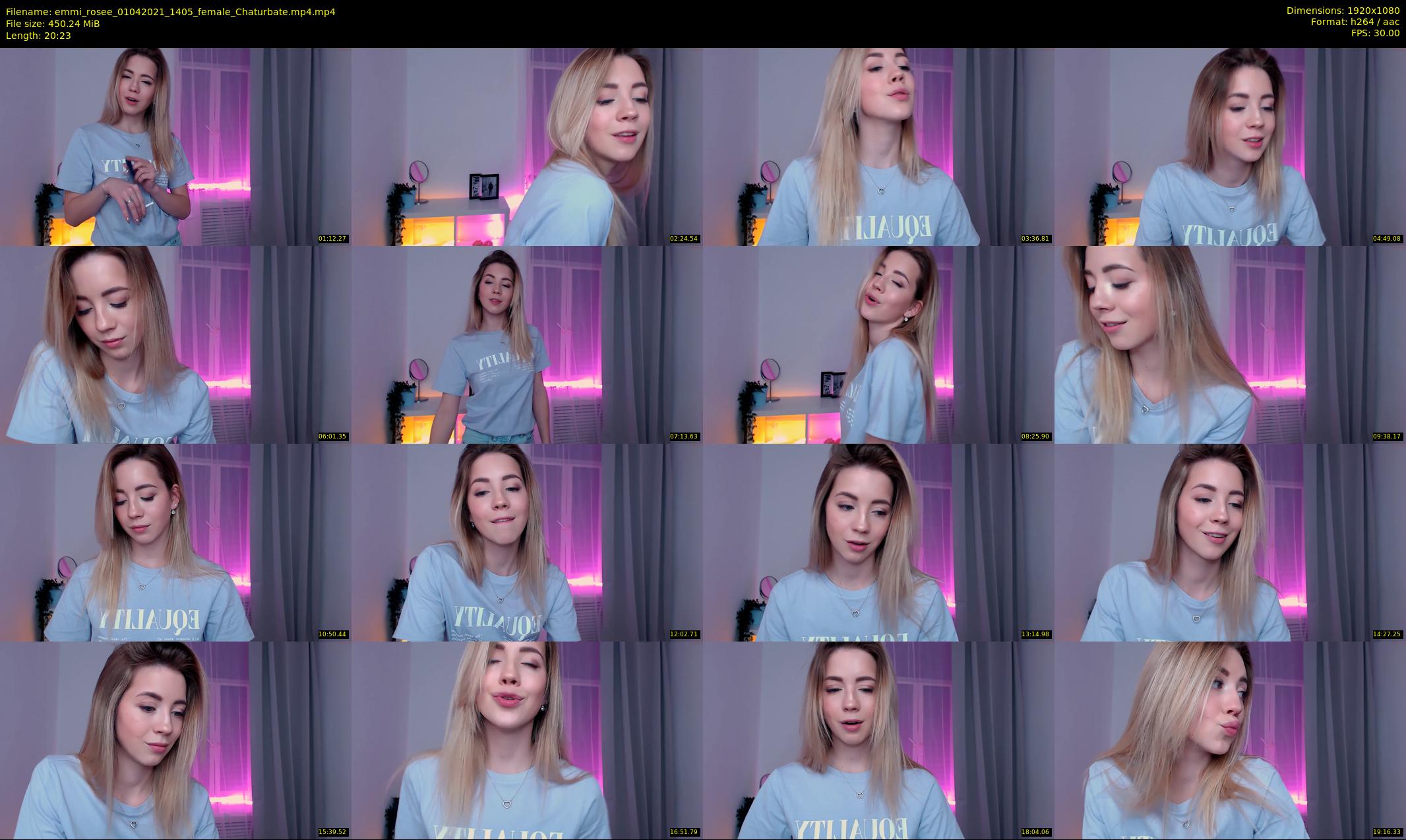 emmi_rosee — 21 minute Chaturbate female cam show recording, 1080p, Apr 1, 2021