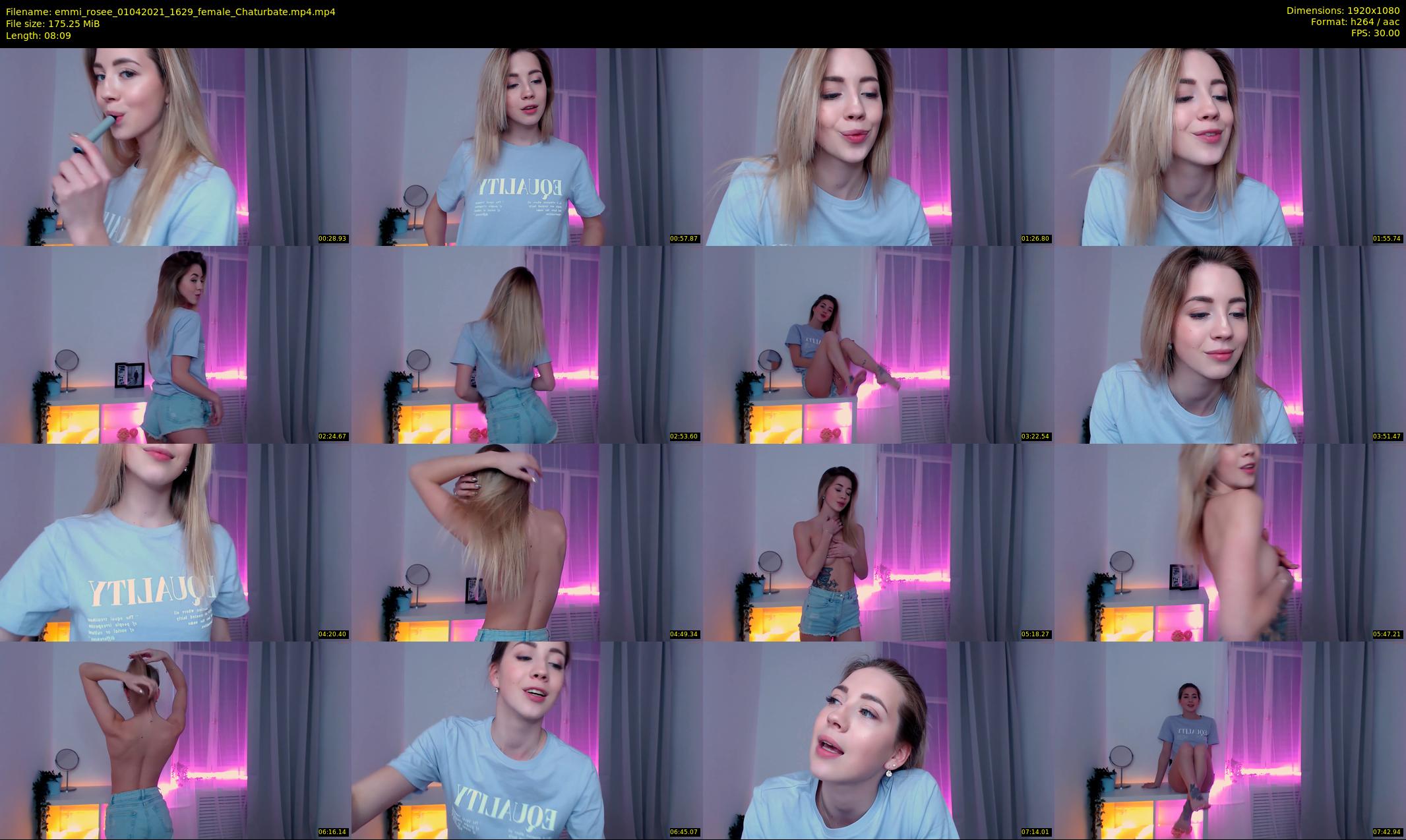 emmi_rosee — 9 minute Chaturbate female cam show recording, 1080p, Apr 1, 2021