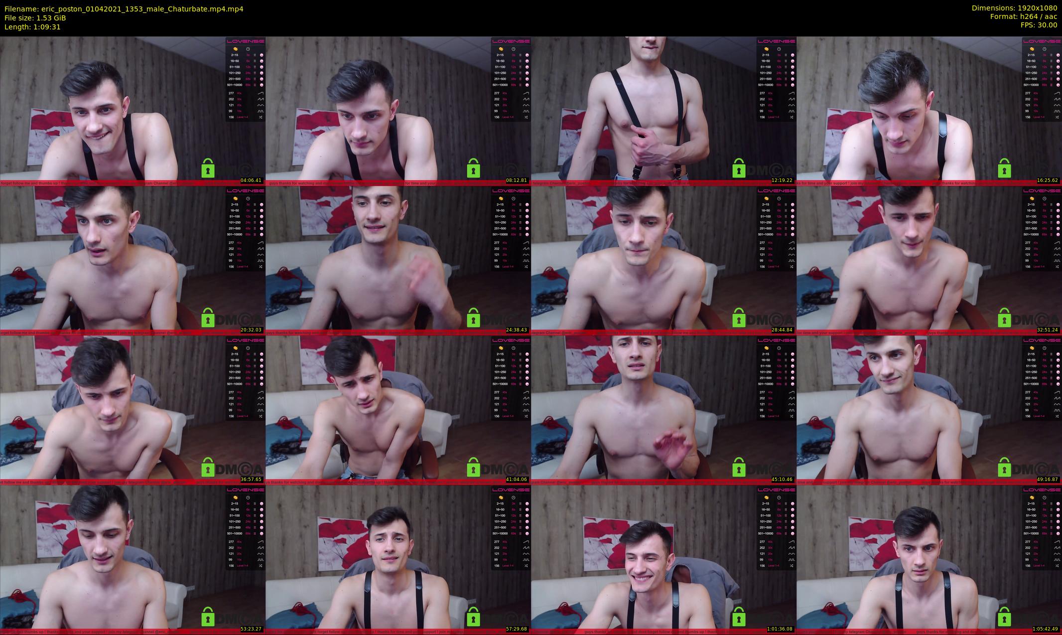 eric_poston — 70 minute Chaturbate male cam show recording, 1080p, Apr 1, 2021