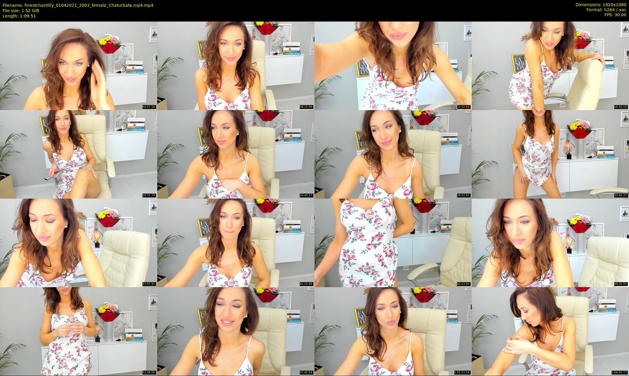 finestchantilly — 70 minute Chaturbate female cam show recording, 1080p, Apr 1, 2021