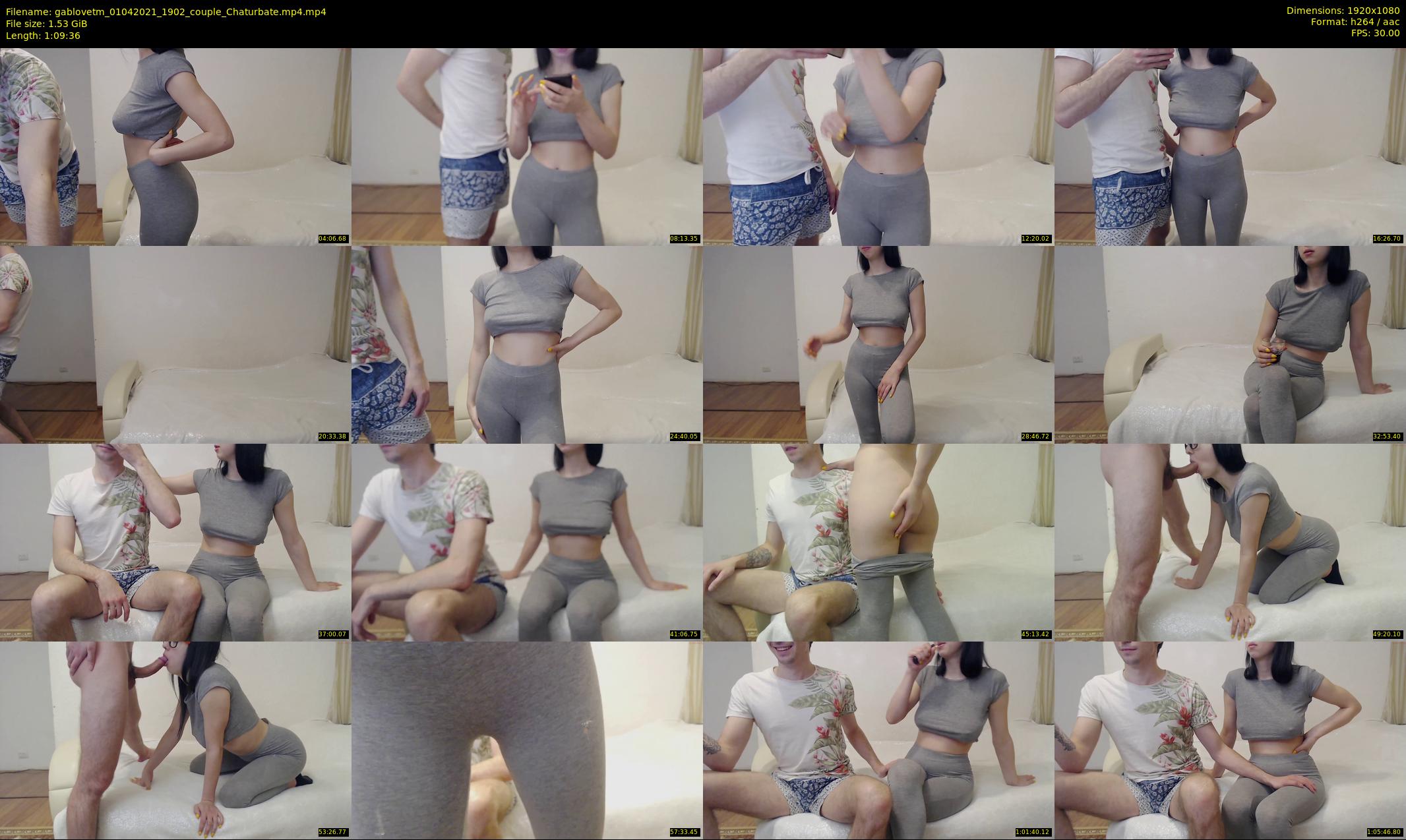 gablovetm — 70 minute Chaturbate couple cam show recording, 1080p, Apr 1, 2021