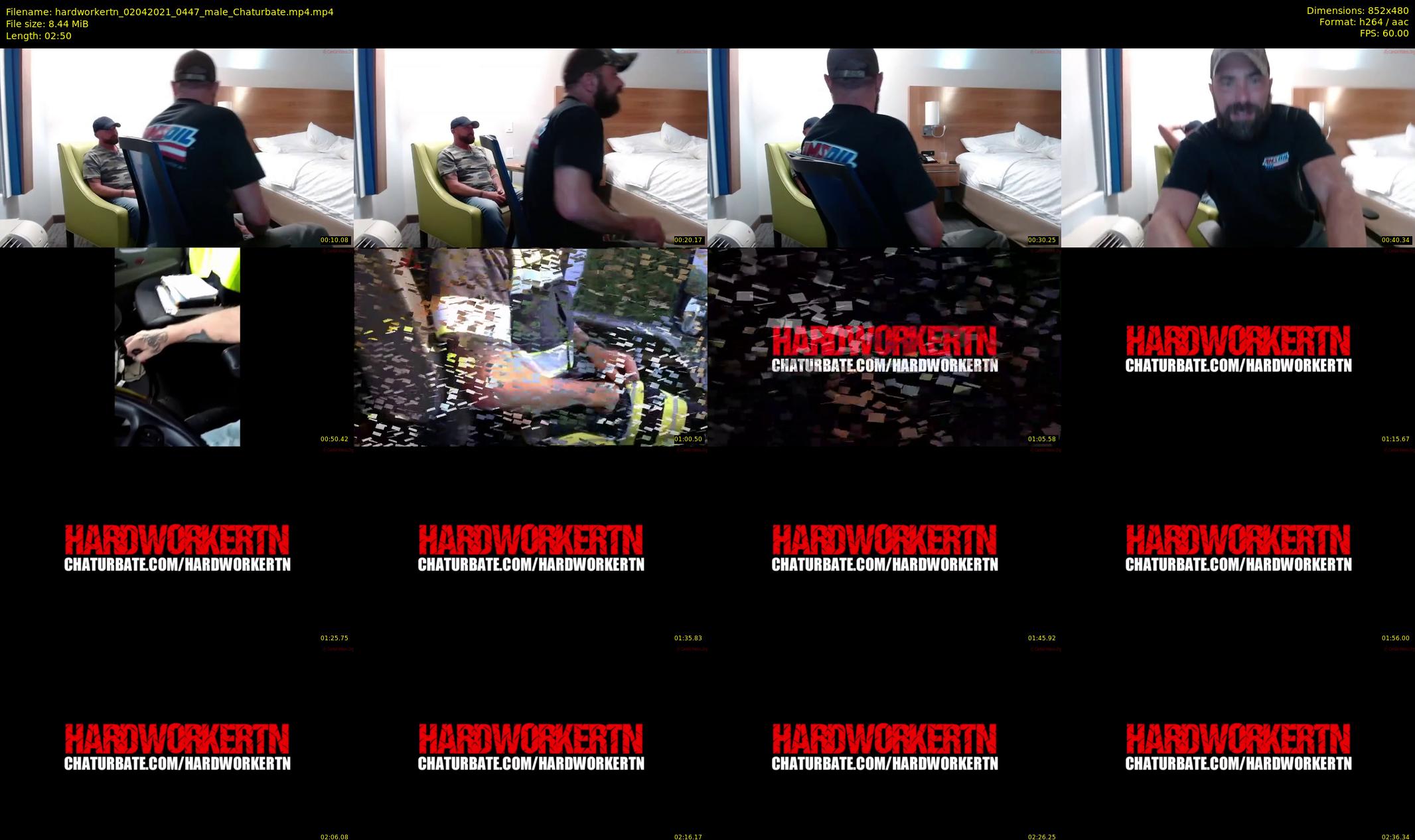 hardworkertn — 3 minute Chaturbate male cam show recording, 480p, Apr 2, 2021