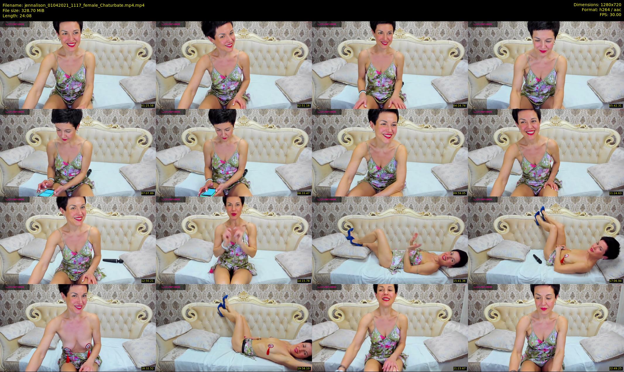 jennalison — 25 minute Chaturbate female cam show recording, 720p, Apr 1, 2021