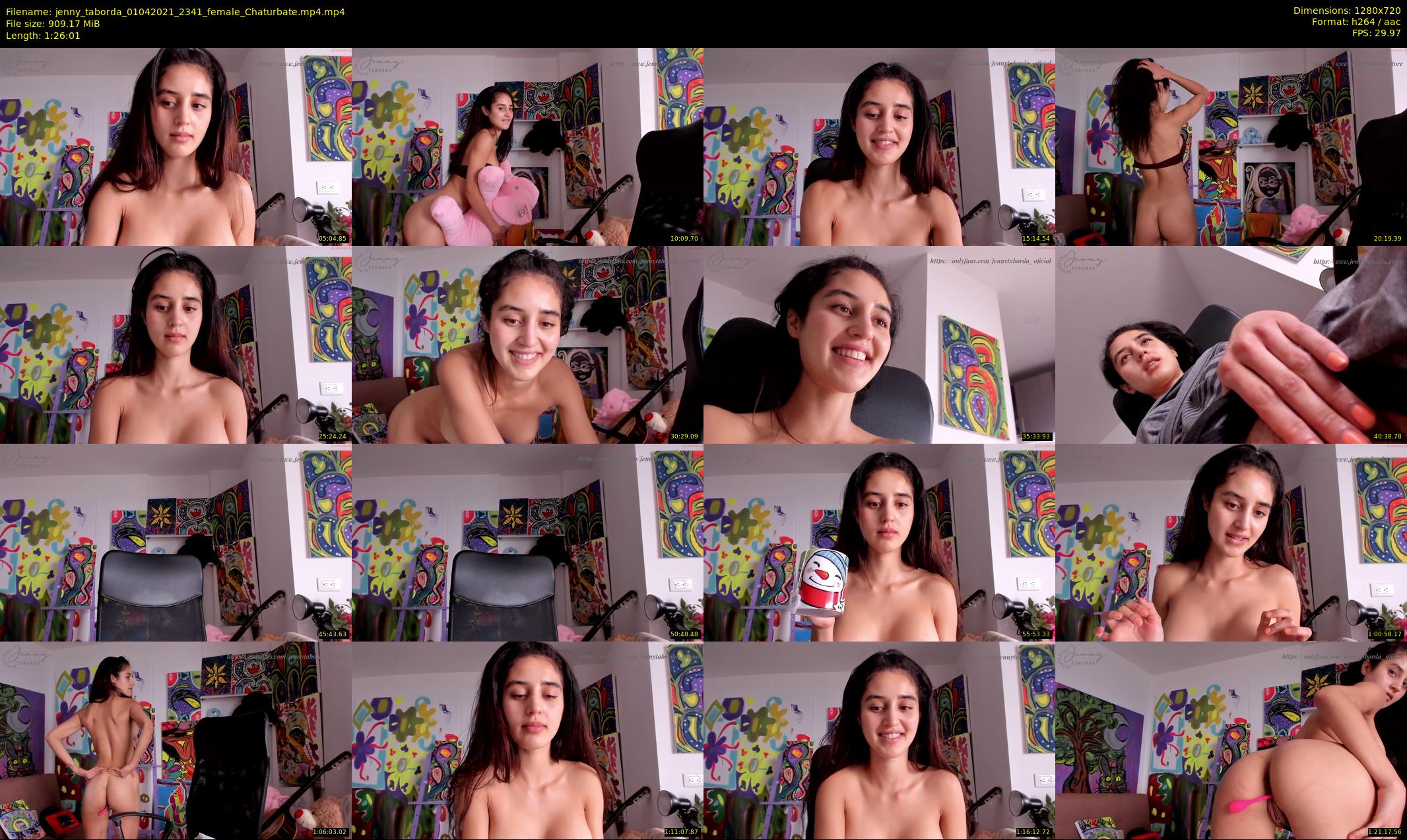 jenny_taborda — 87 minute Chaturbate female cam show recording, 720p, Apr 1, 2021
