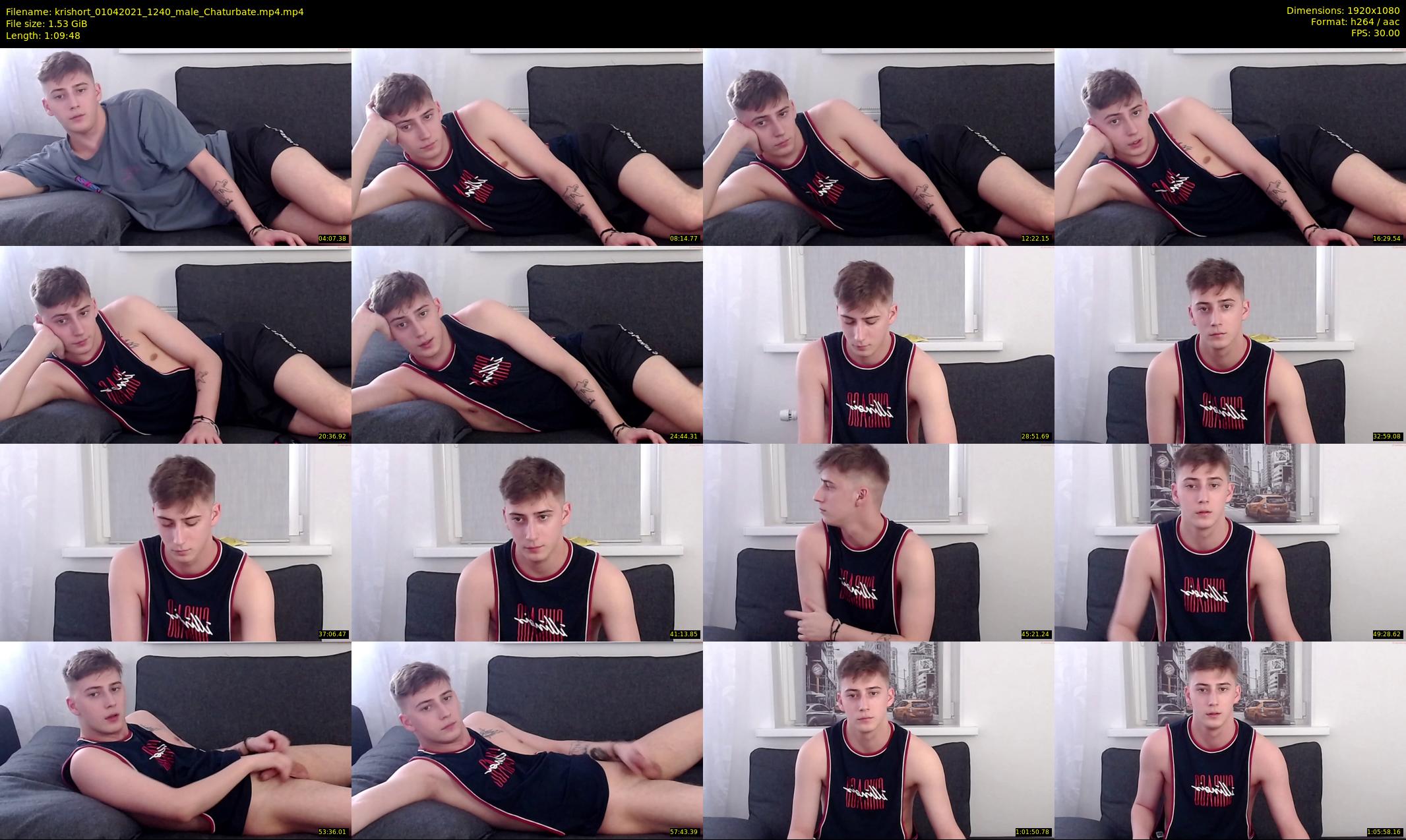 krishort — 70 minute Chaturbate male cam show recording, 1080p, Apr 1, 2021