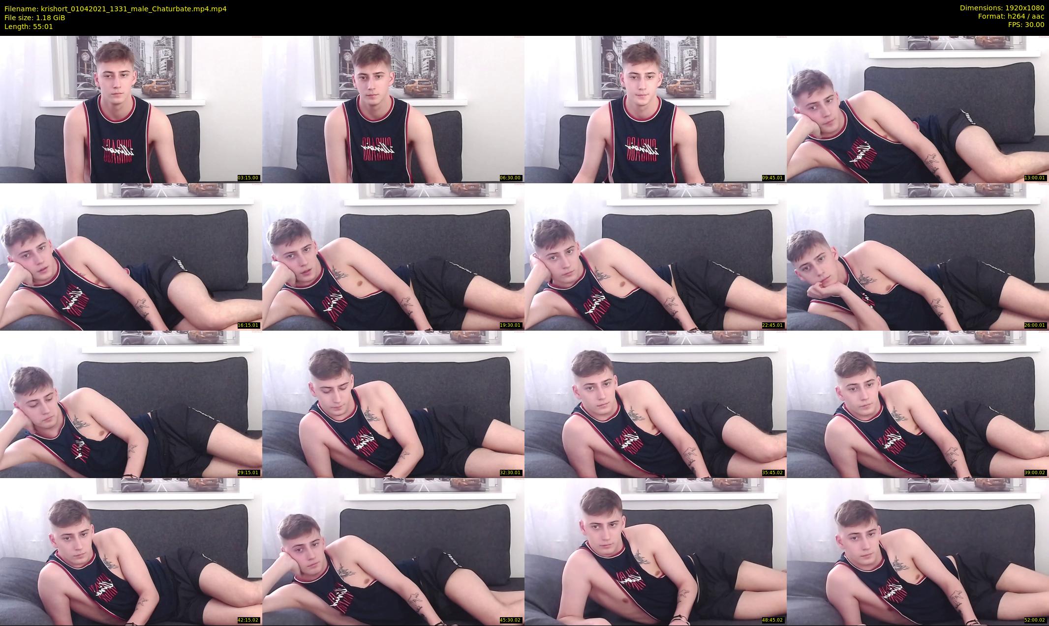 krishort — 56 minute Chaturbate male cam show recording, 1080p, Apr 1, 2021