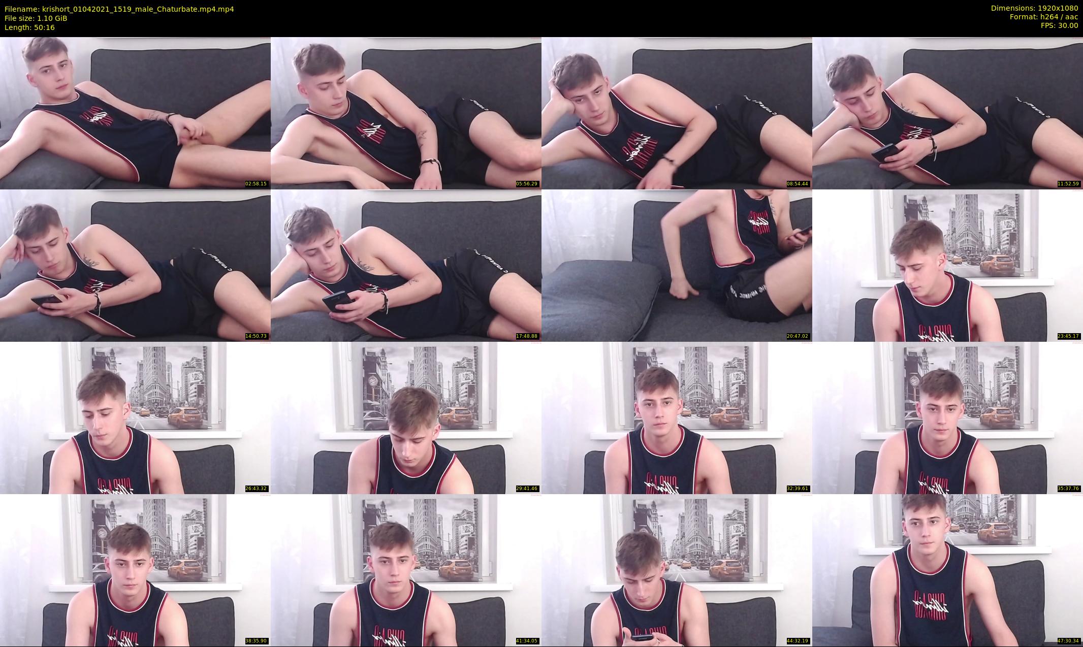 krishort — 51 minute Chaturbate male cam show recording, 1080p, Apr 1, 2021