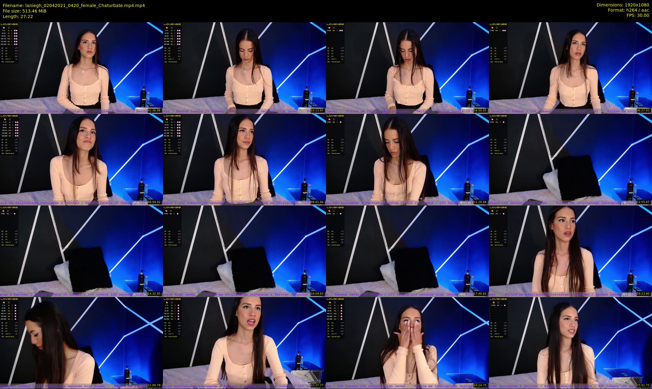 laniegh — 28 minute Chaturbate female cam show recording, 1080p, Apr 2, 2021