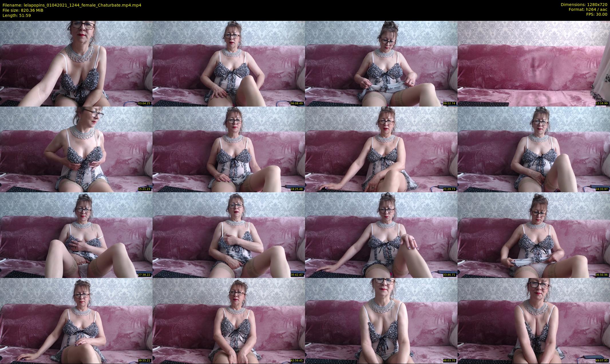 lelapopins — 52 minute Chaturbate female cam show recording, 720p, Apr 1, 2021