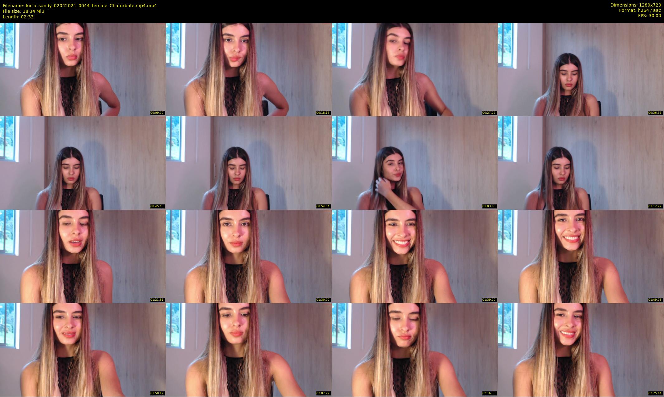 lucia_sandy — 3 minute Chaturbate female cam show recording, 720p, Apr 2, 2021