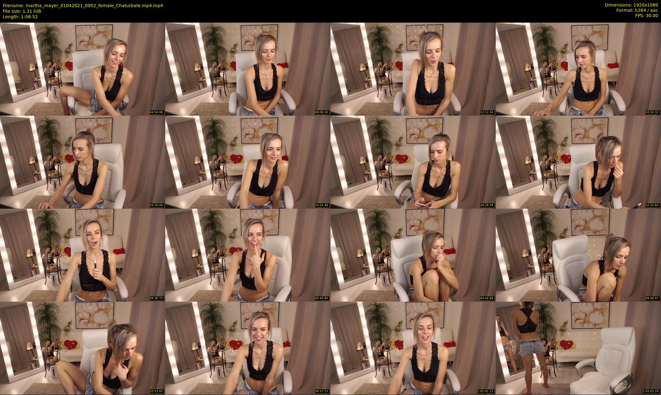 martha_mayer — 69 minute Chaturbate female cam show recording, 1080p, Apr 1, 2021
