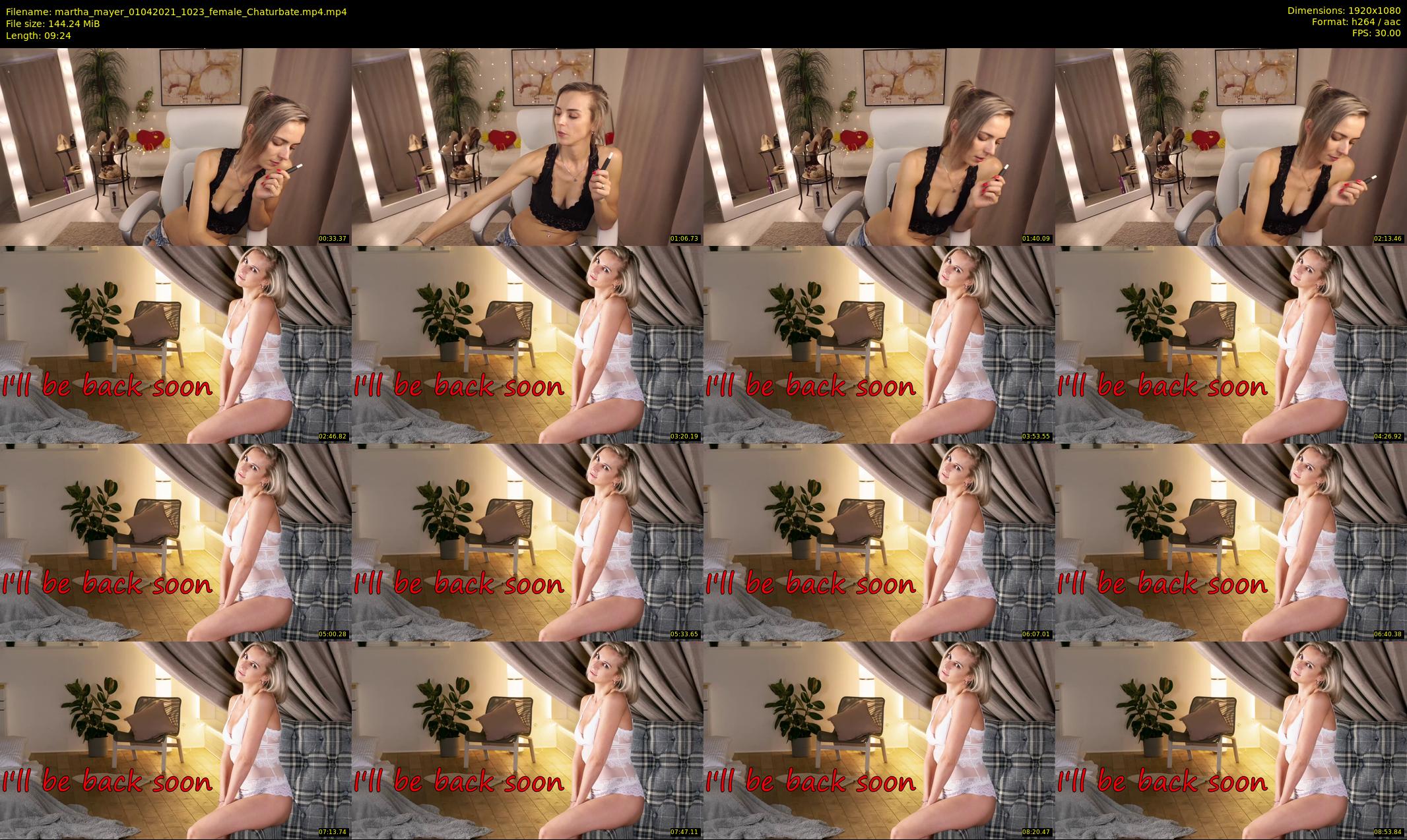 martha_mayer — 10 minute Chaturbate female cam show recording, 1080p, Apr 1, 2021