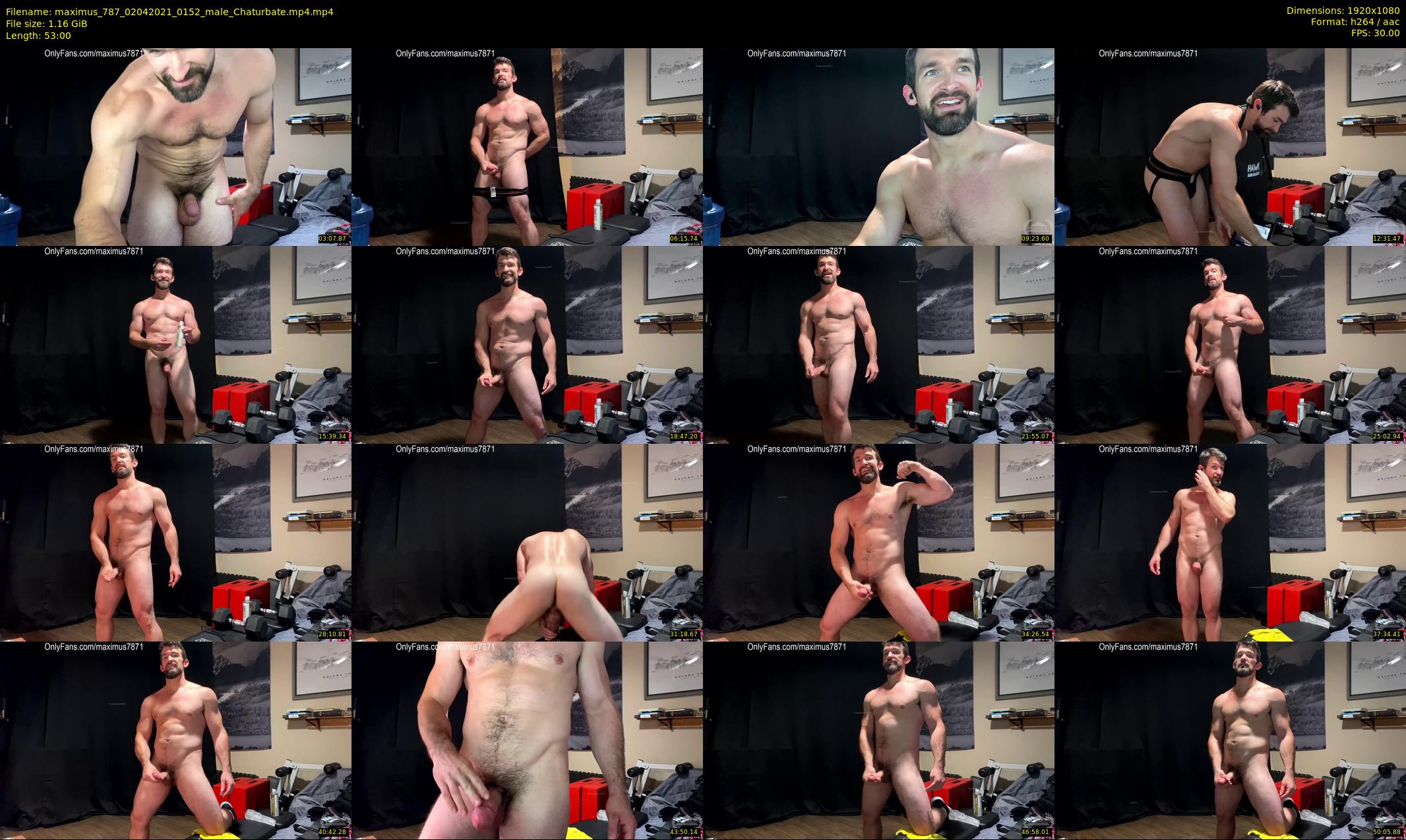 maximus_787 — 53 minute Chaturbate male cam show recording, 1080p, Apr 2, 2021