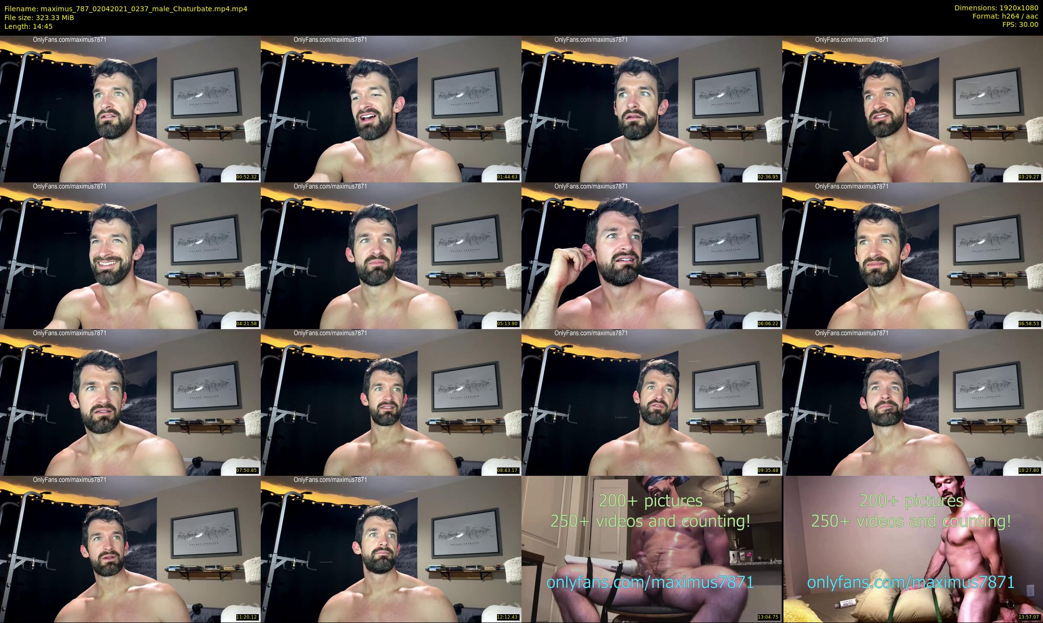 maximus_787 — 15 minute Chaturbate male cam show recording, 1080p, Apr 2, 2021