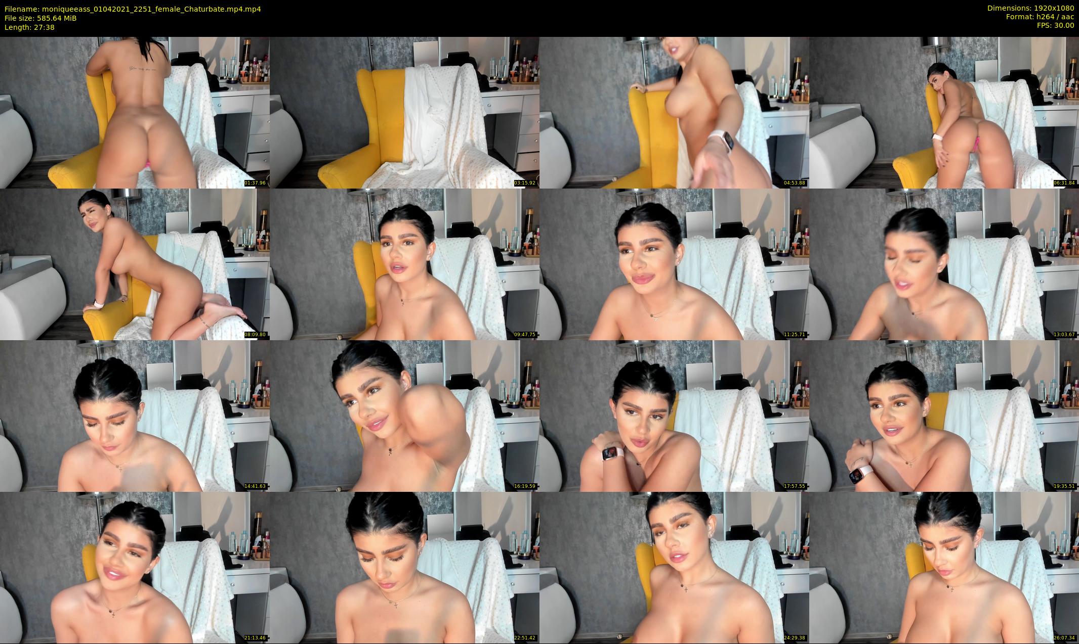 moniqueeass — 28 minute Chaturbate female cam show recording, 1080p, Apr 1, 2021