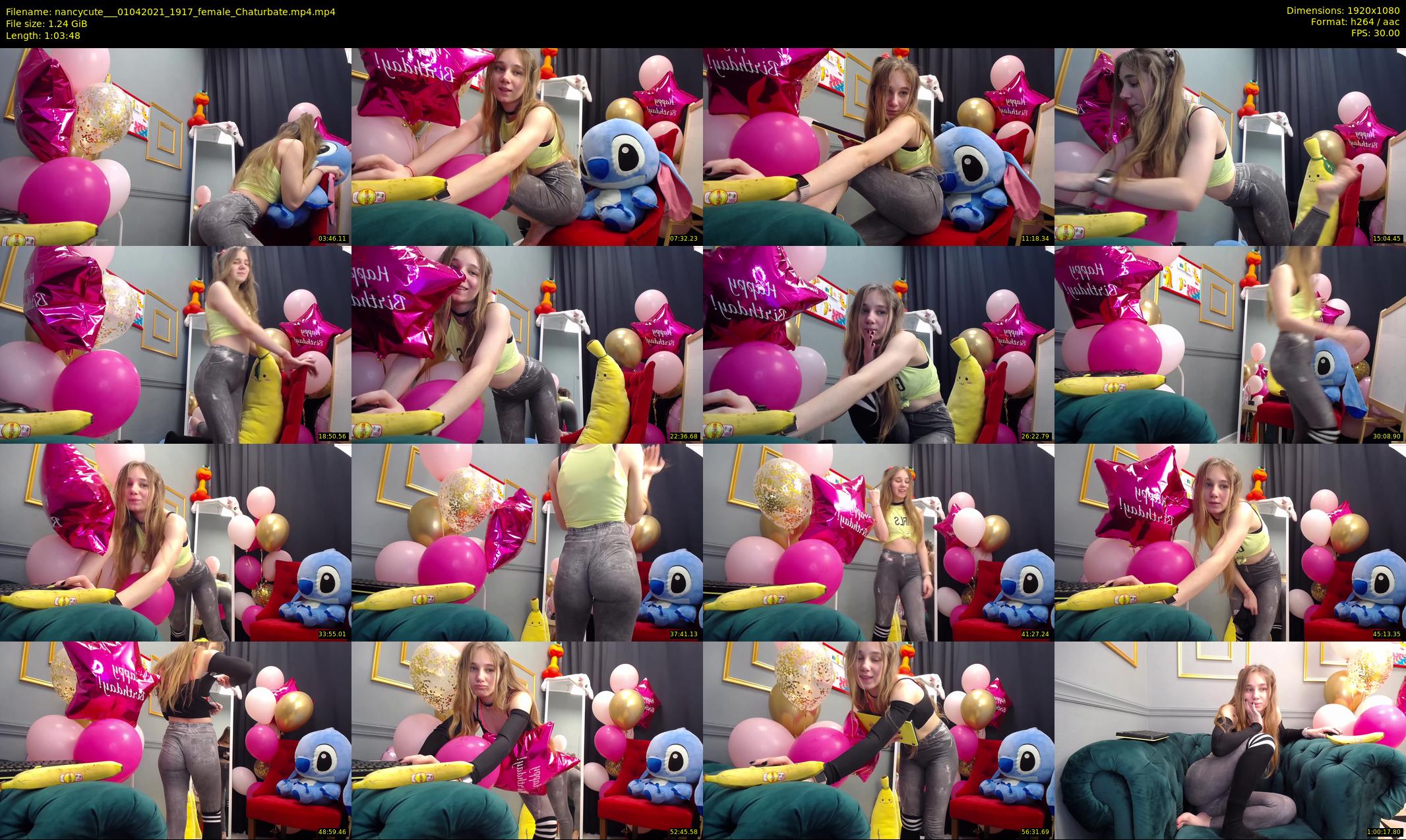 nancycute__ — 64 minute Chaturbate female cam show recording, 1080p, Apr 1, 2021