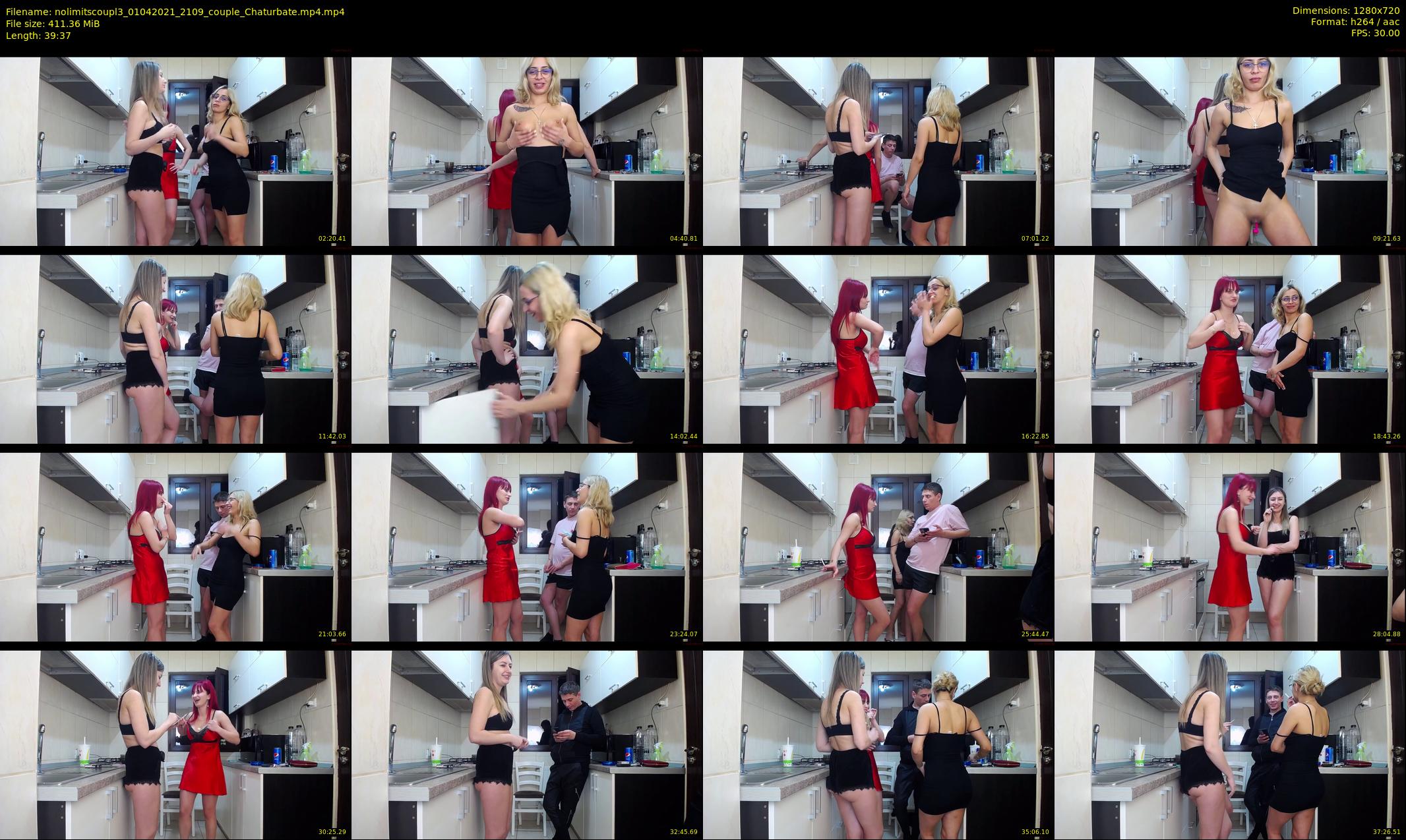 nolimitscoupl3 — 40 minute Chaturbate couple cam show recording, 720p, Apr 1, 2021