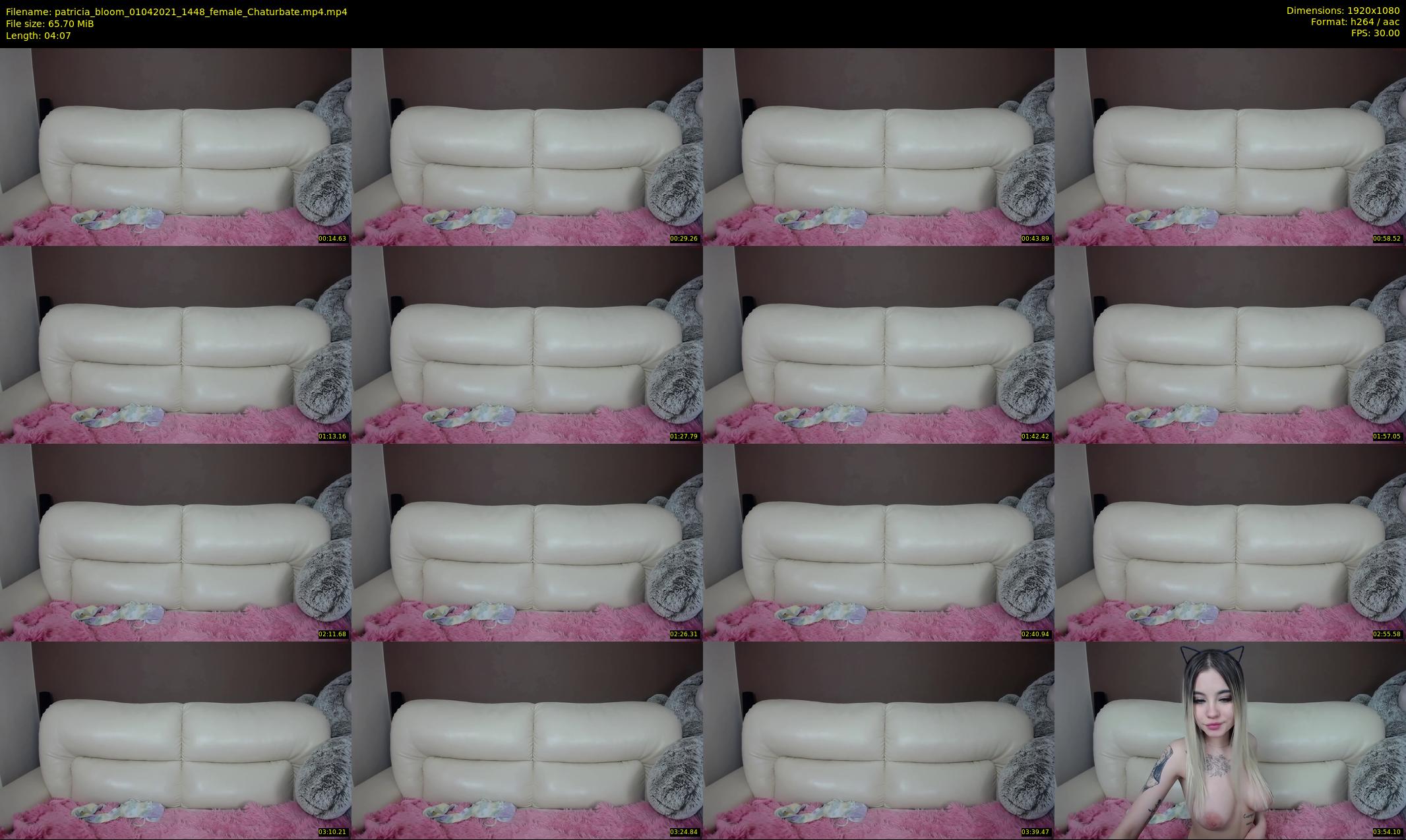 patricia_bloom — 5 minute Chaturbate female cam show recording, 1080p, Apr 1, 2021