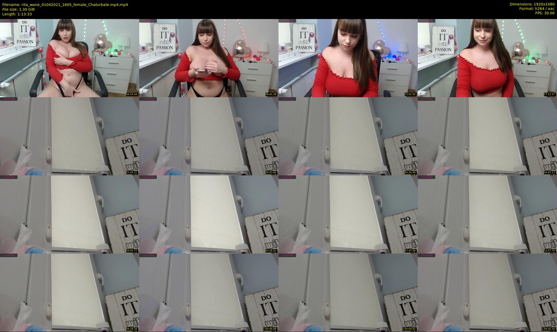 rita_wane — 74 minute Chaturbate female cam show recording, 1080p, Apr 1, 2021