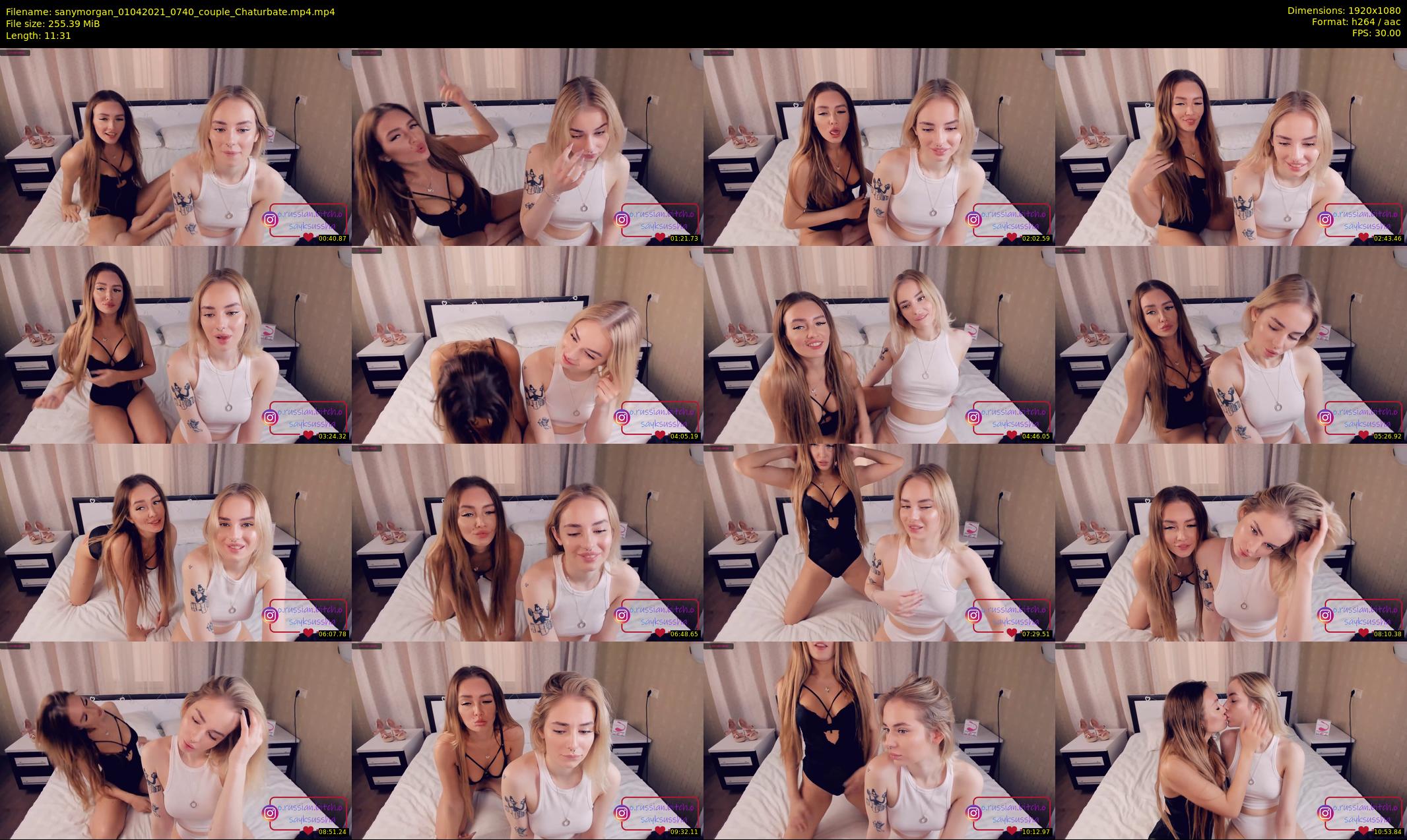 sanymorgan — 12 minute Chaturbate couple cam show recording, 1080p, Apr 1, 2021