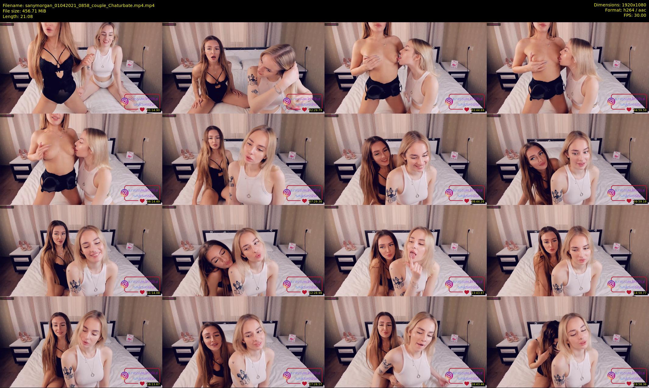 sanymorgan — 22 minute Chaturbate couple cam show recording, 1080p, Apr 1, 2021