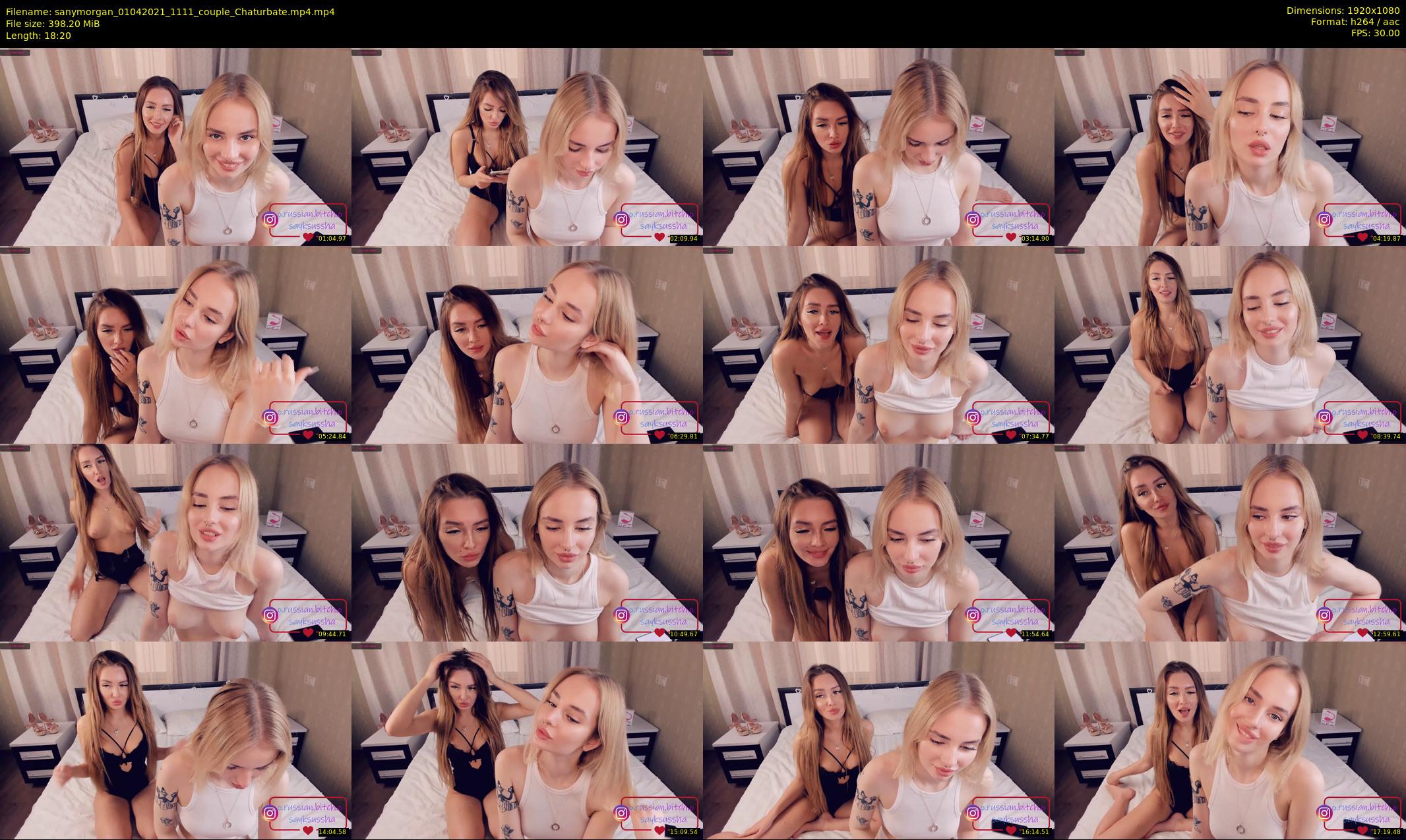 sanymorgan — 19 minute Chaturbate couple cam show recording, 1080p, Apr 1, 2021