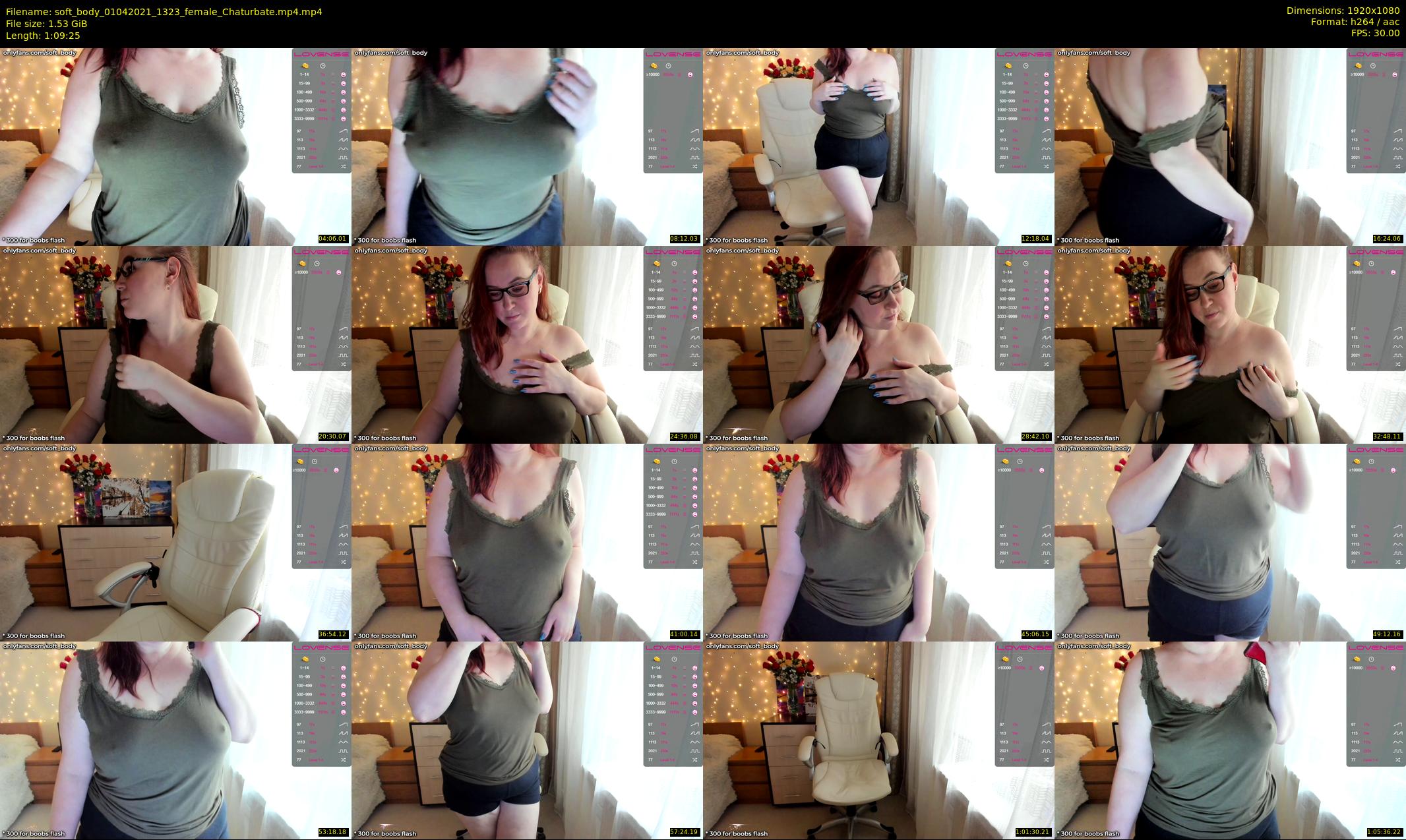 soft_body — 70 minute Chaturbate female cam show recording, 1080p, Apr 1, 2021