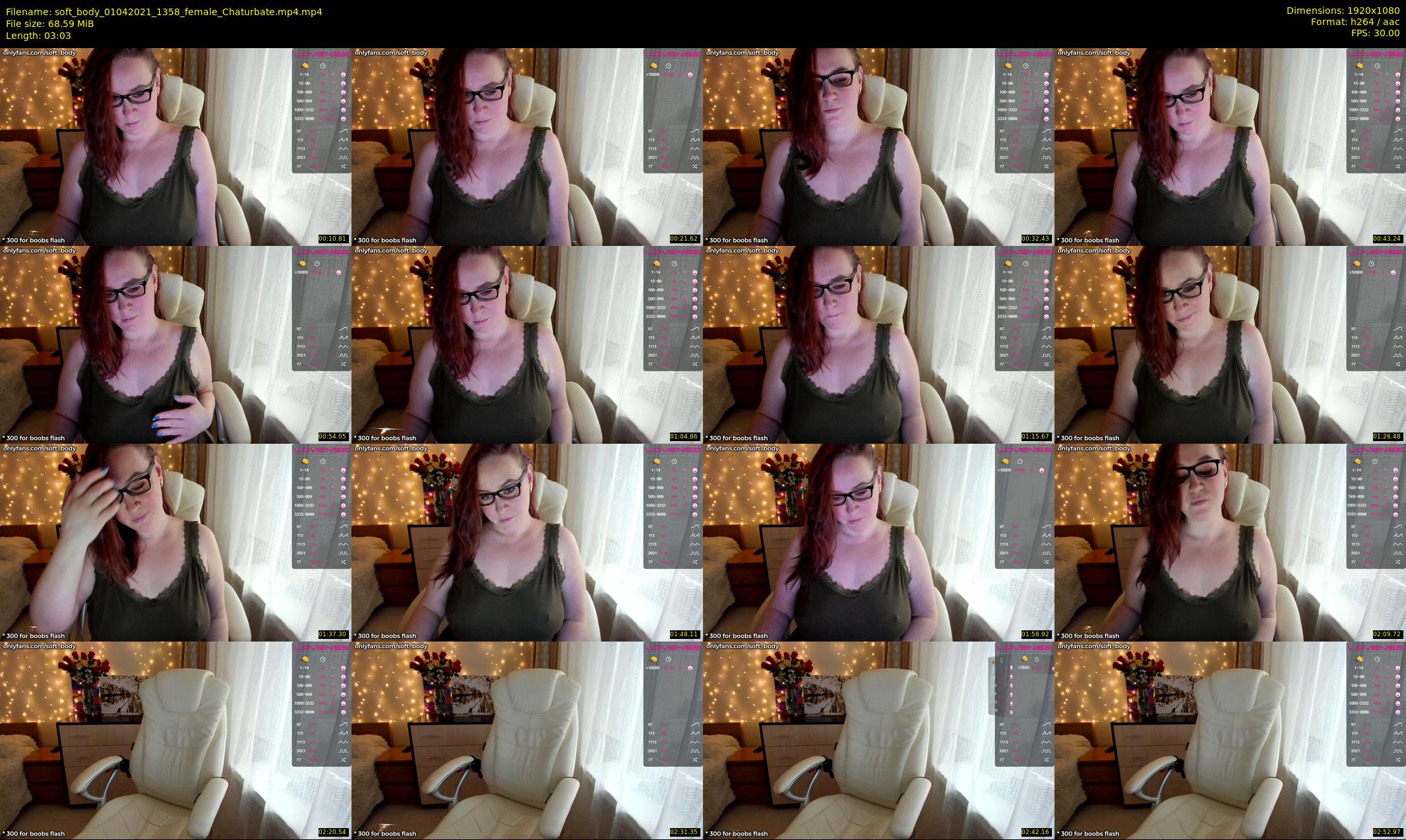 soft_body — 4 minute Chaturbate female cam show recording, 1080p, Apr 1, 2021
