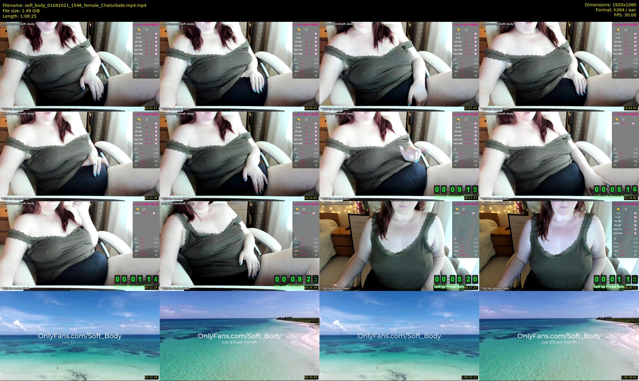 soft_body — 69 minute Chaturbate female cam show recording, 1080p, Apr 1, 2021