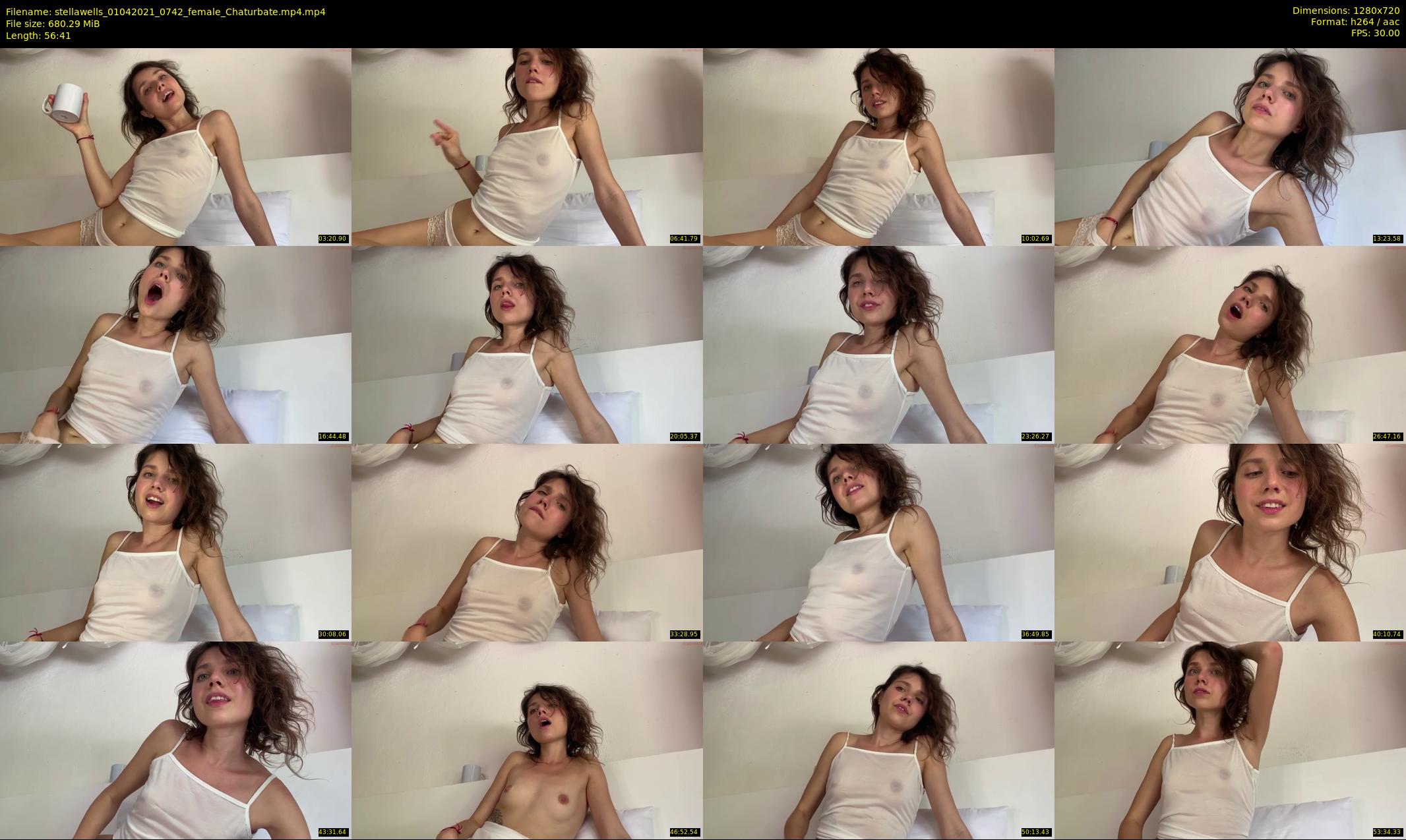 stellawells — 57 minute Chaturbate female cam show recording, 720p, Apr 1, 2021