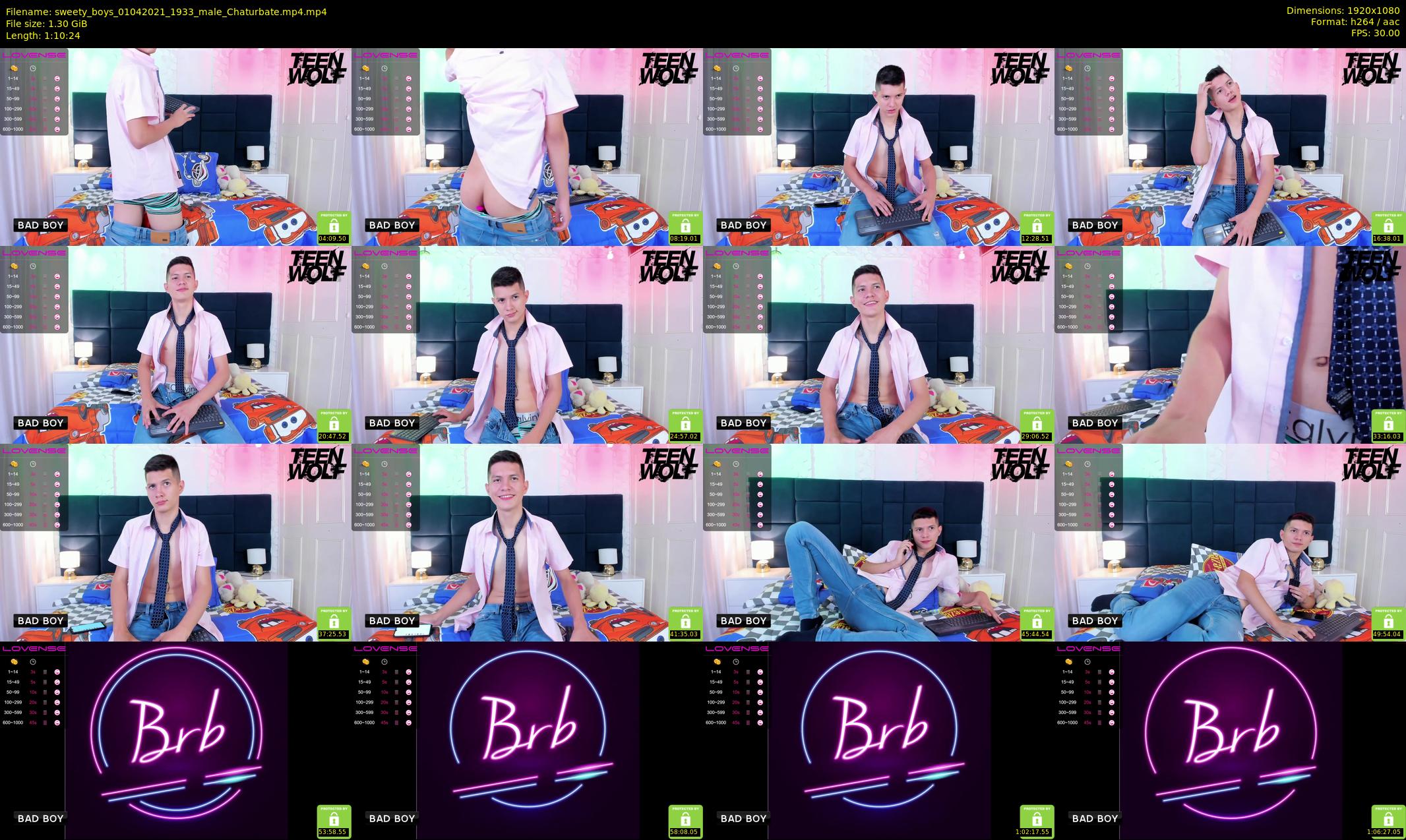 sweety_boys — 71 minute Chaturbate male cam show recording, 1080p, Apr 1, 2021