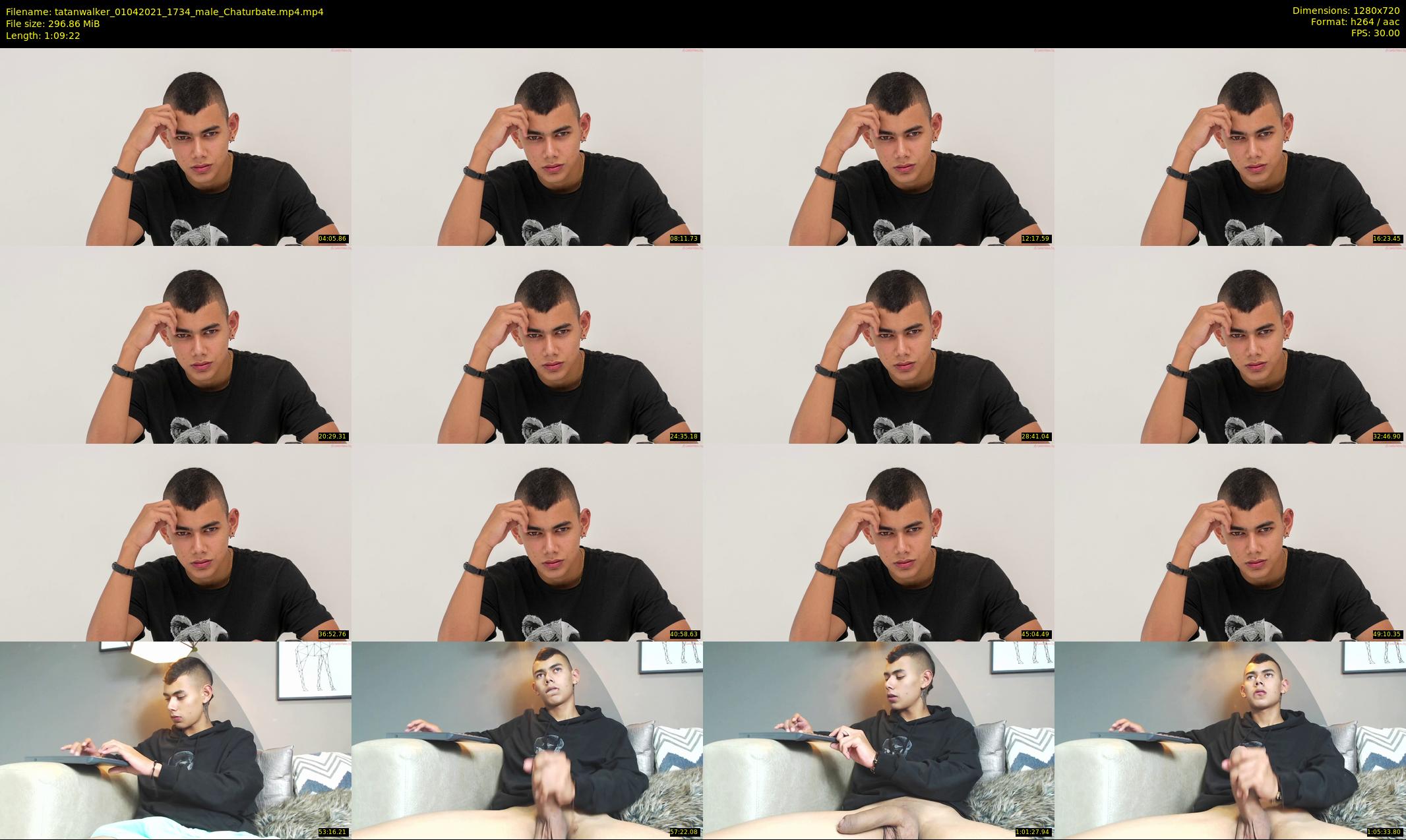 tatanwalker — 70 minute Chaturbate male cam show recording, 720p, Apr 1, 2021