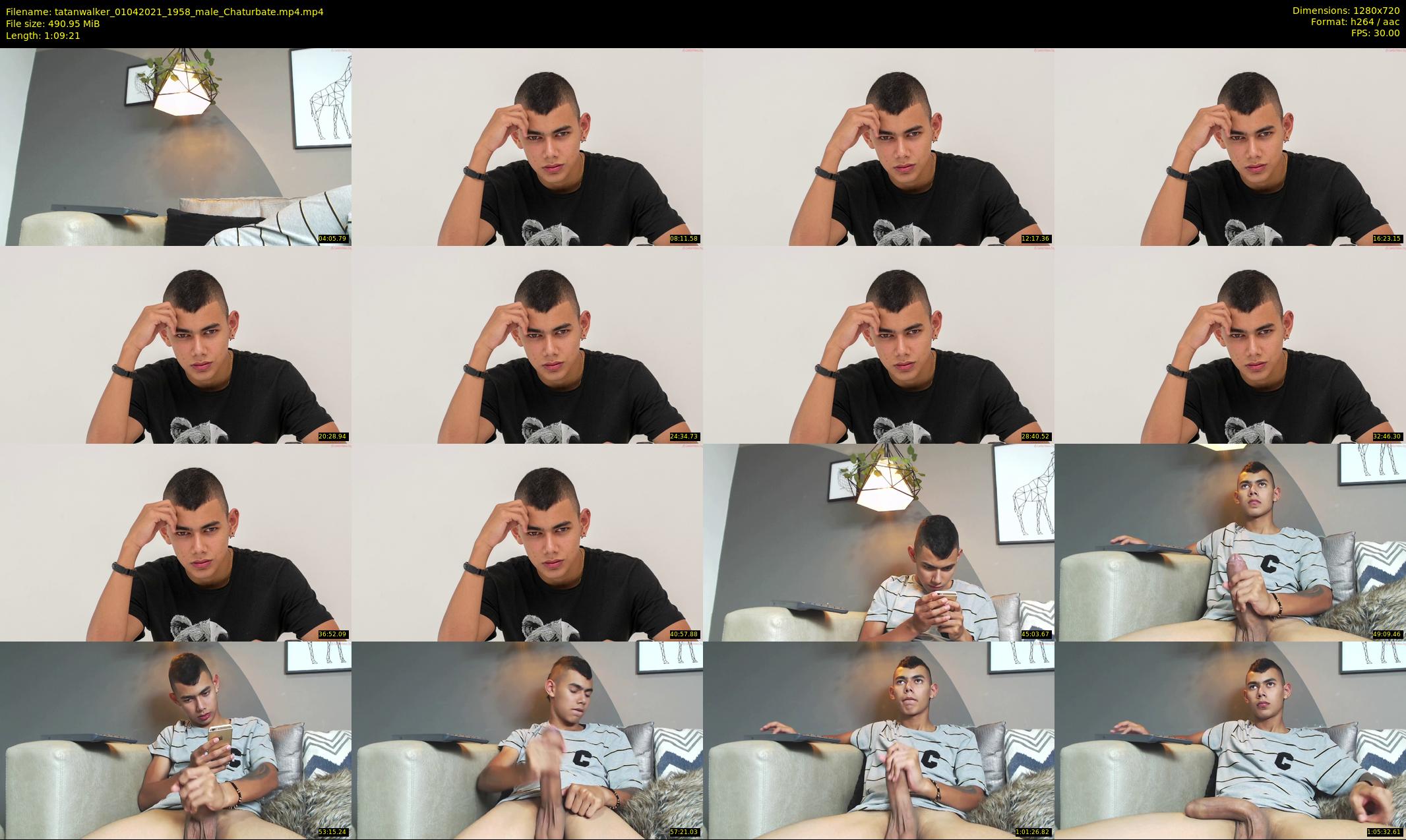 tatanwalker — 70 minute Chaturbate male cam show recording, 720p, Apr 1, 2021