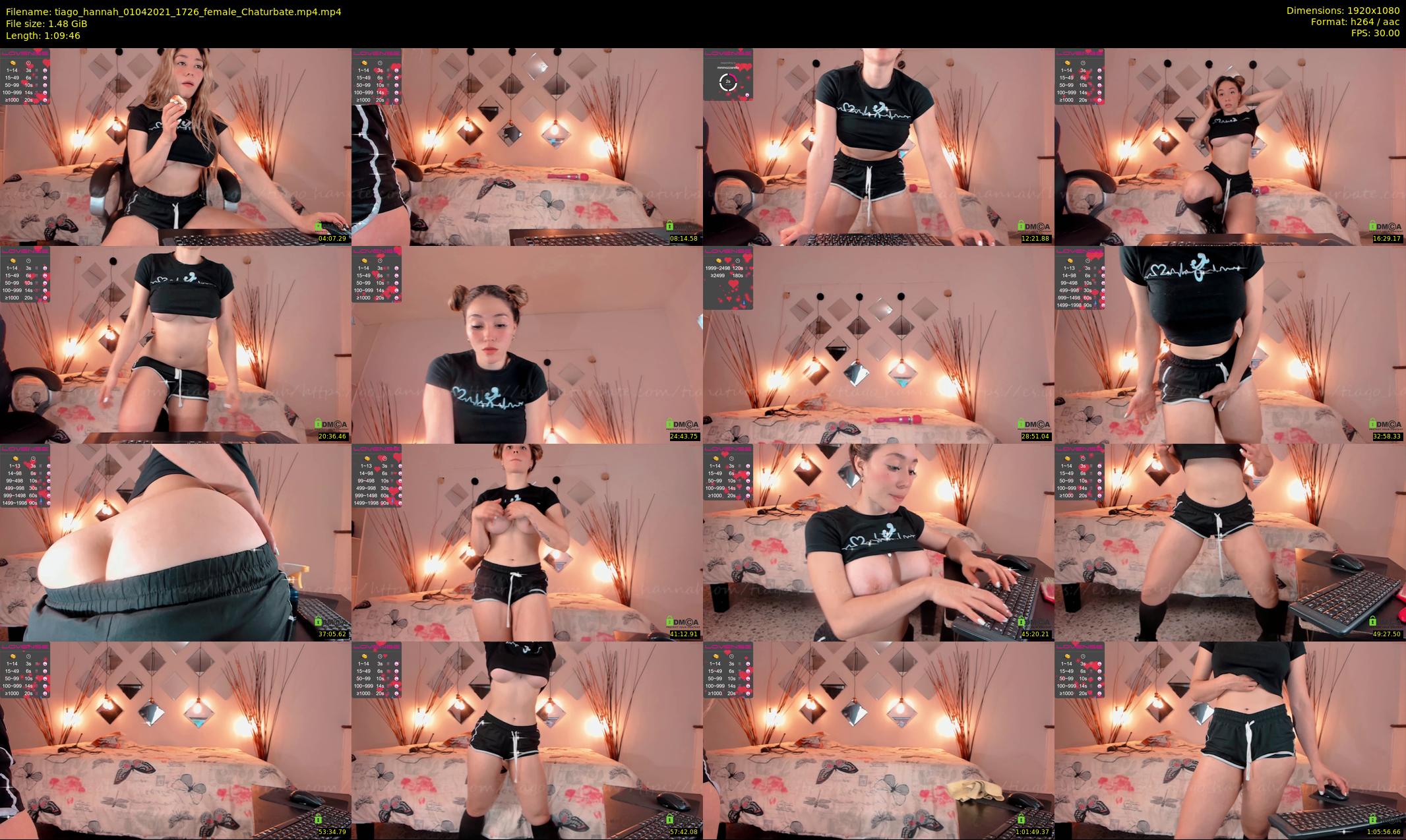 tiago_hannah — 70 minute Chaturbate couple cam show recording, 1080p, Apr 1, 2021